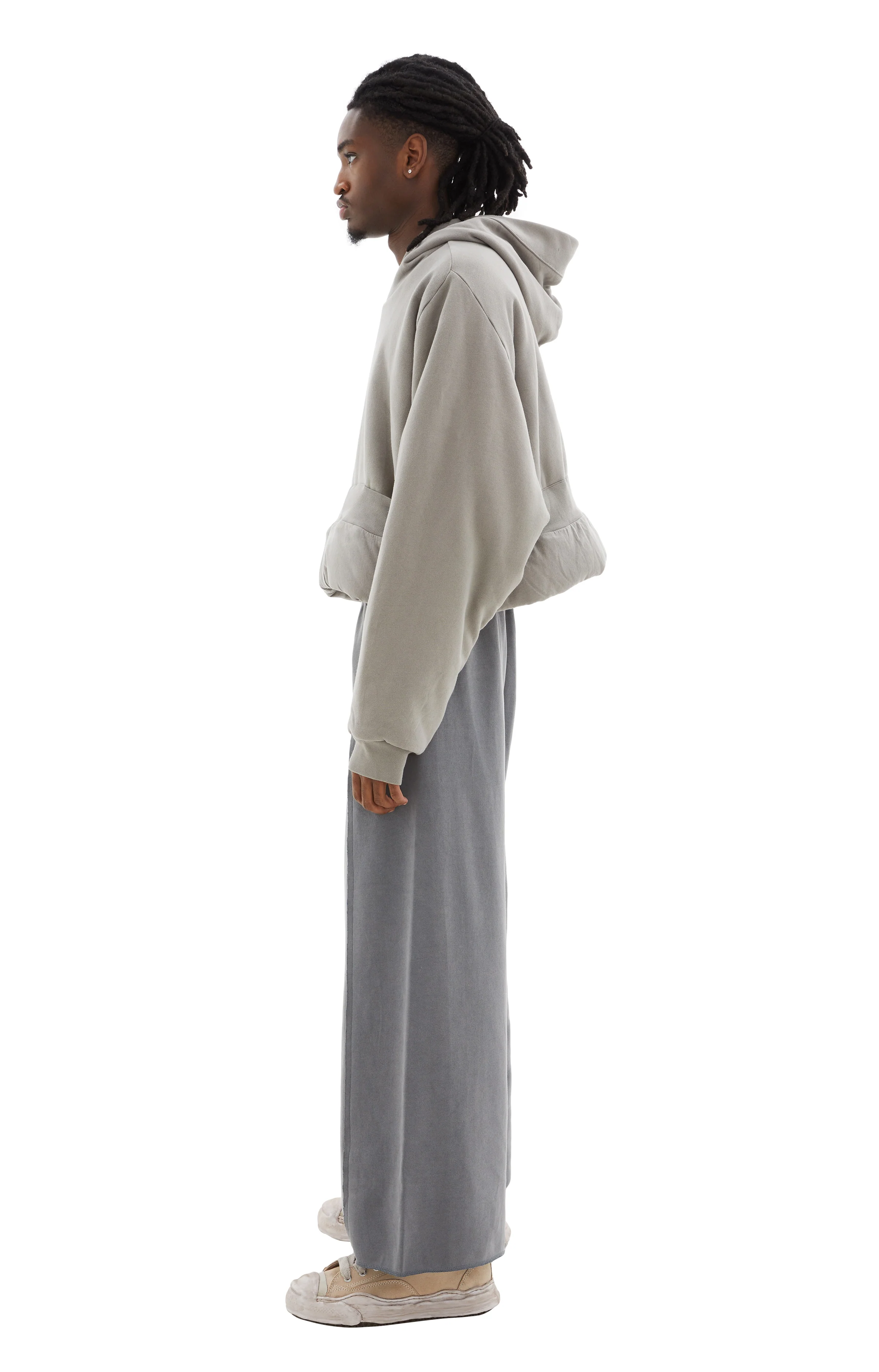 Padded Hoodie (Taupe) - Image 3