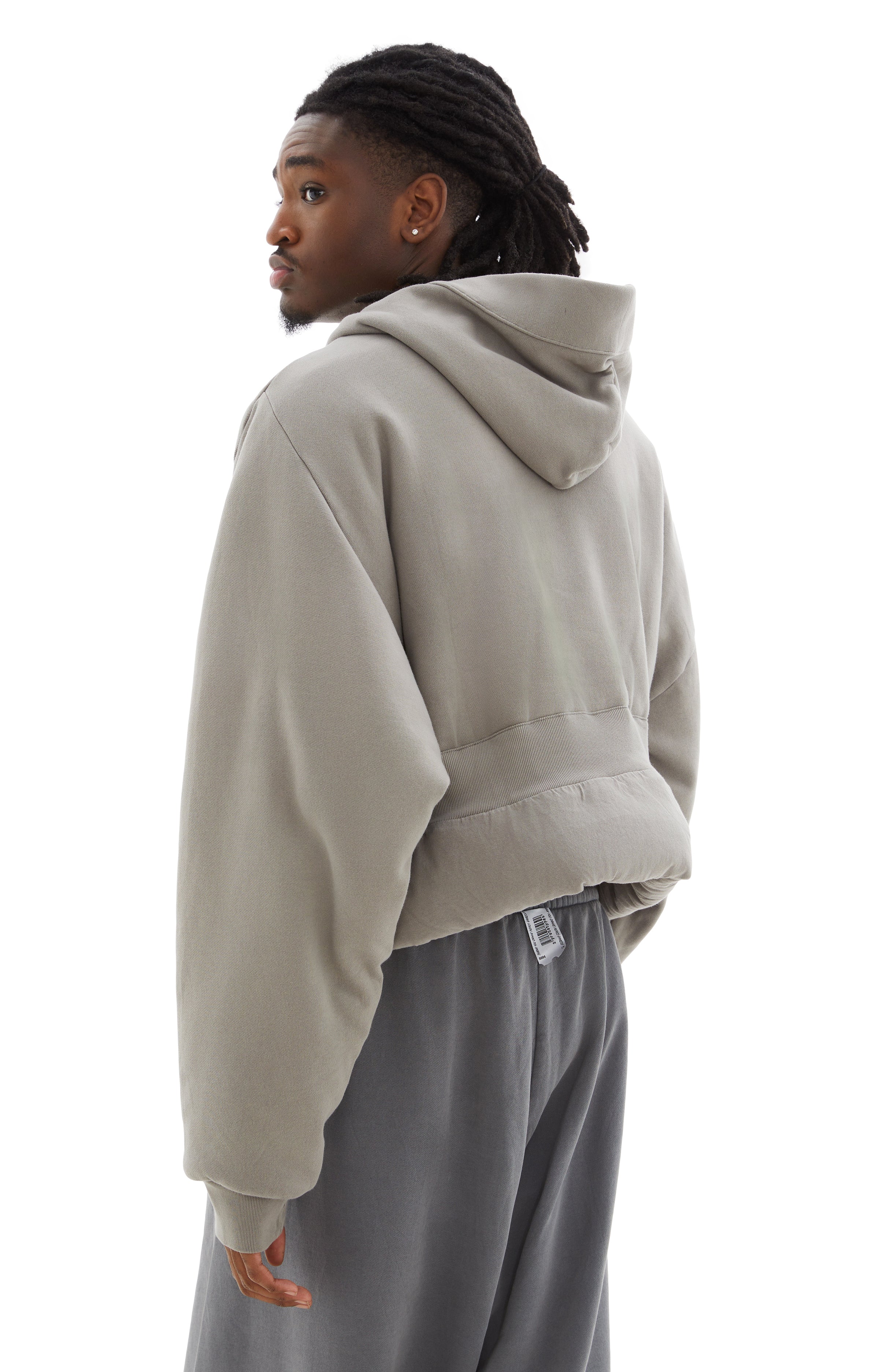 Padded Hoodie (Taupe) - Image 5