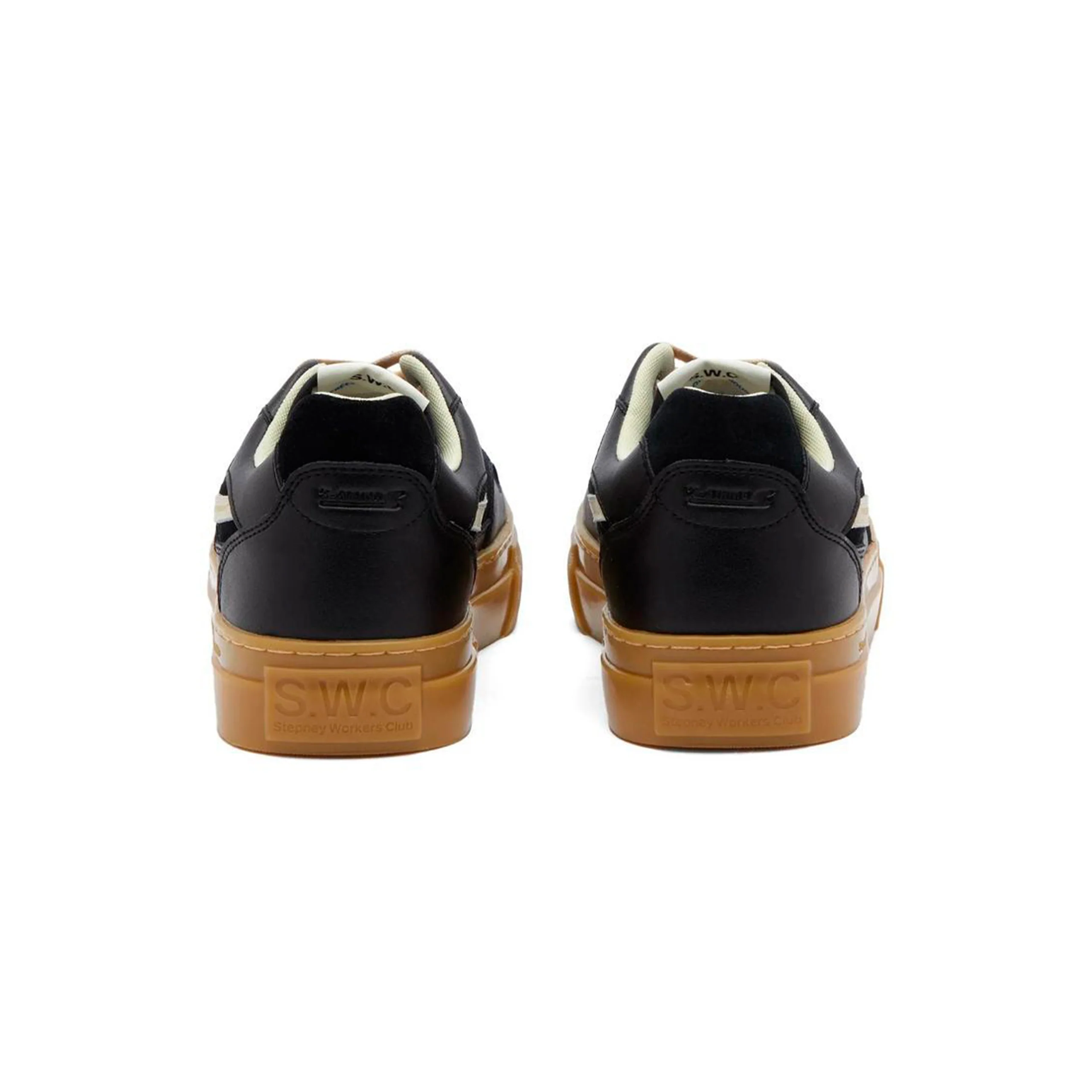Pearl S-Strike Leather Mix Sneaker (Black/Gum) - Image 3
