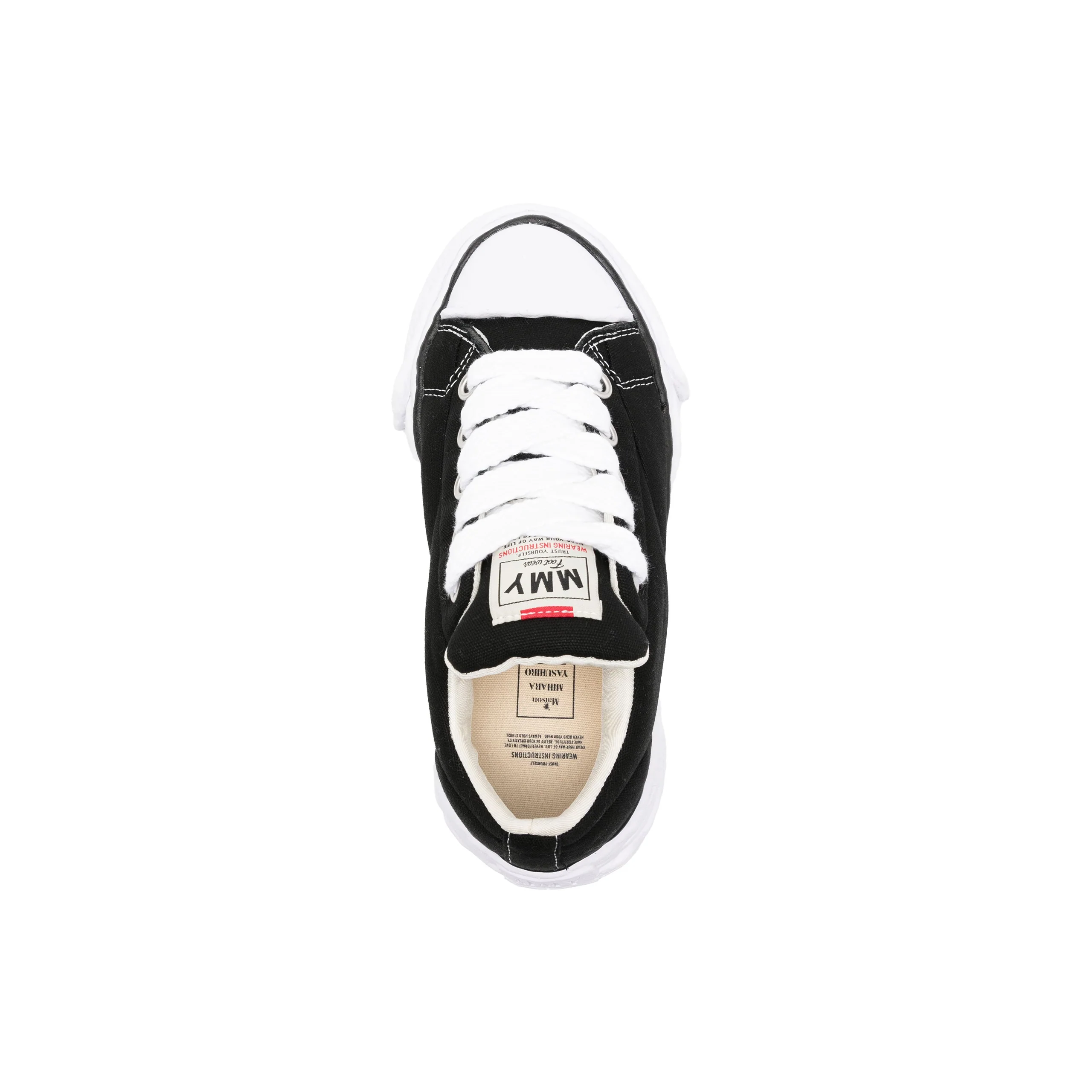 Peterson 23 Padded Low-Top Sneakers (Black) - Image 4