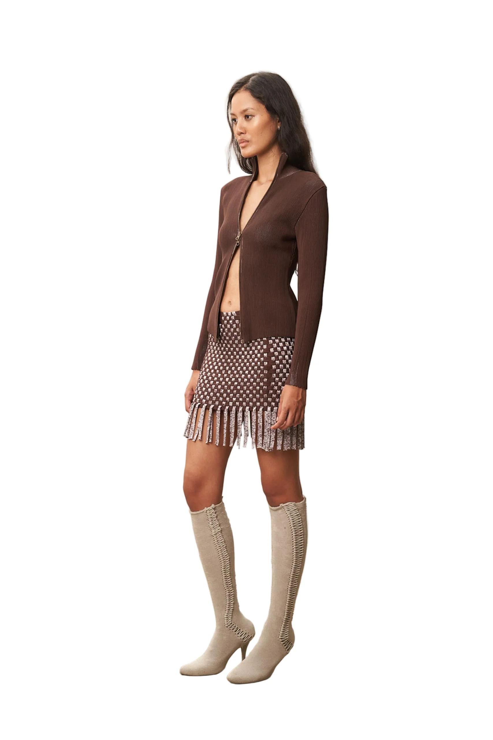 Pleated Jacket (Chocline) - Image 2