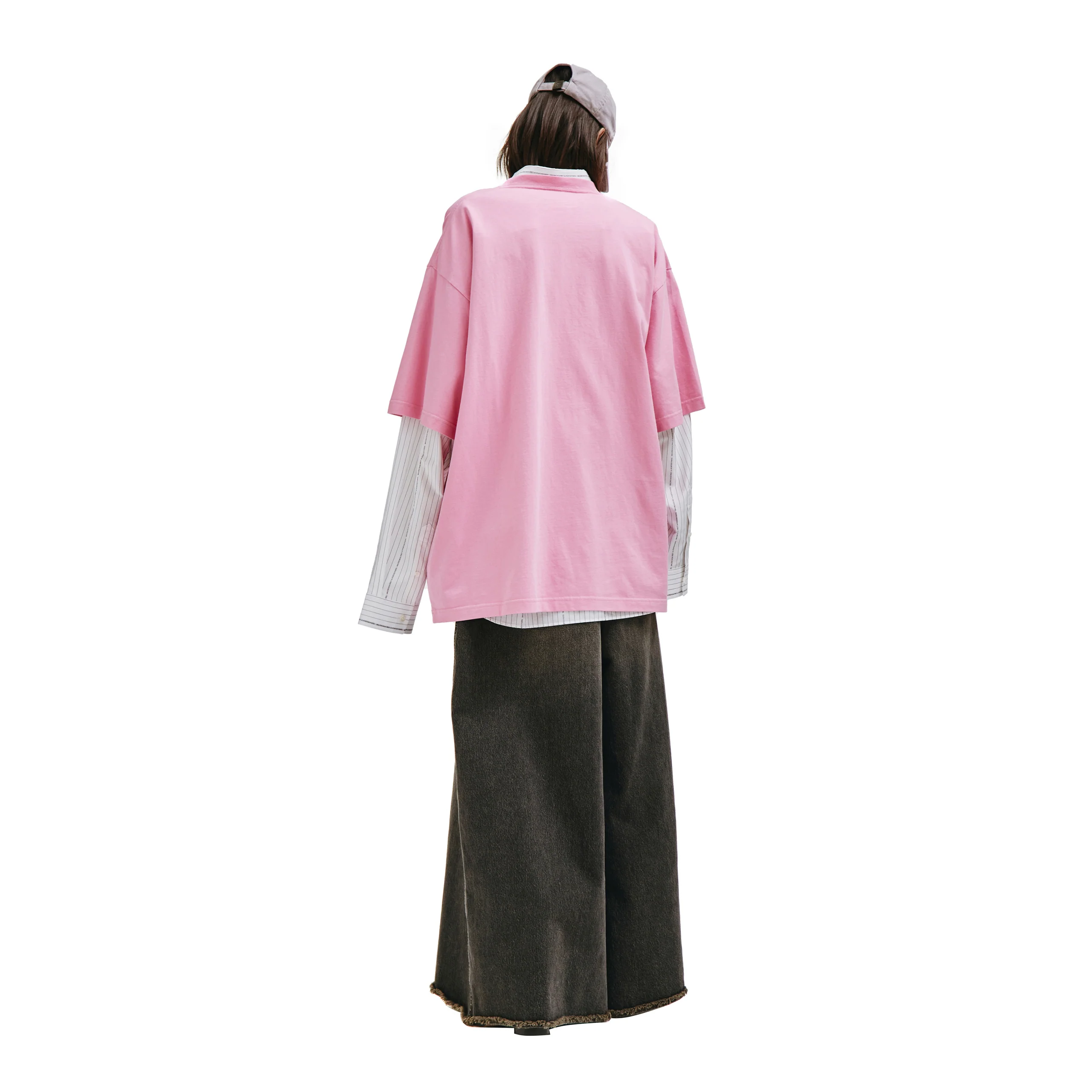 Pride Boxy T-Shirt (Light Pink) - Image 3