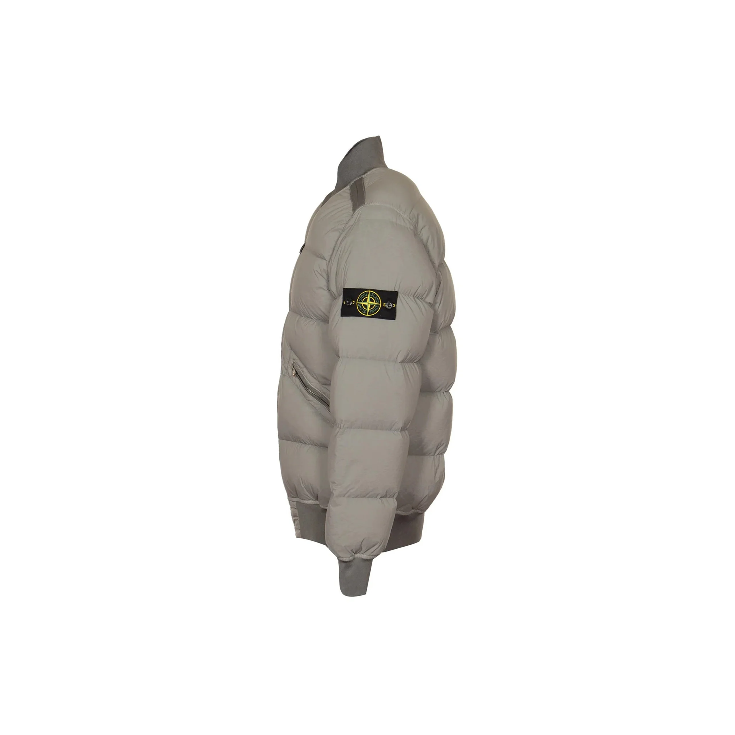 Real Down Jacket (Grey/Green) - Image 2