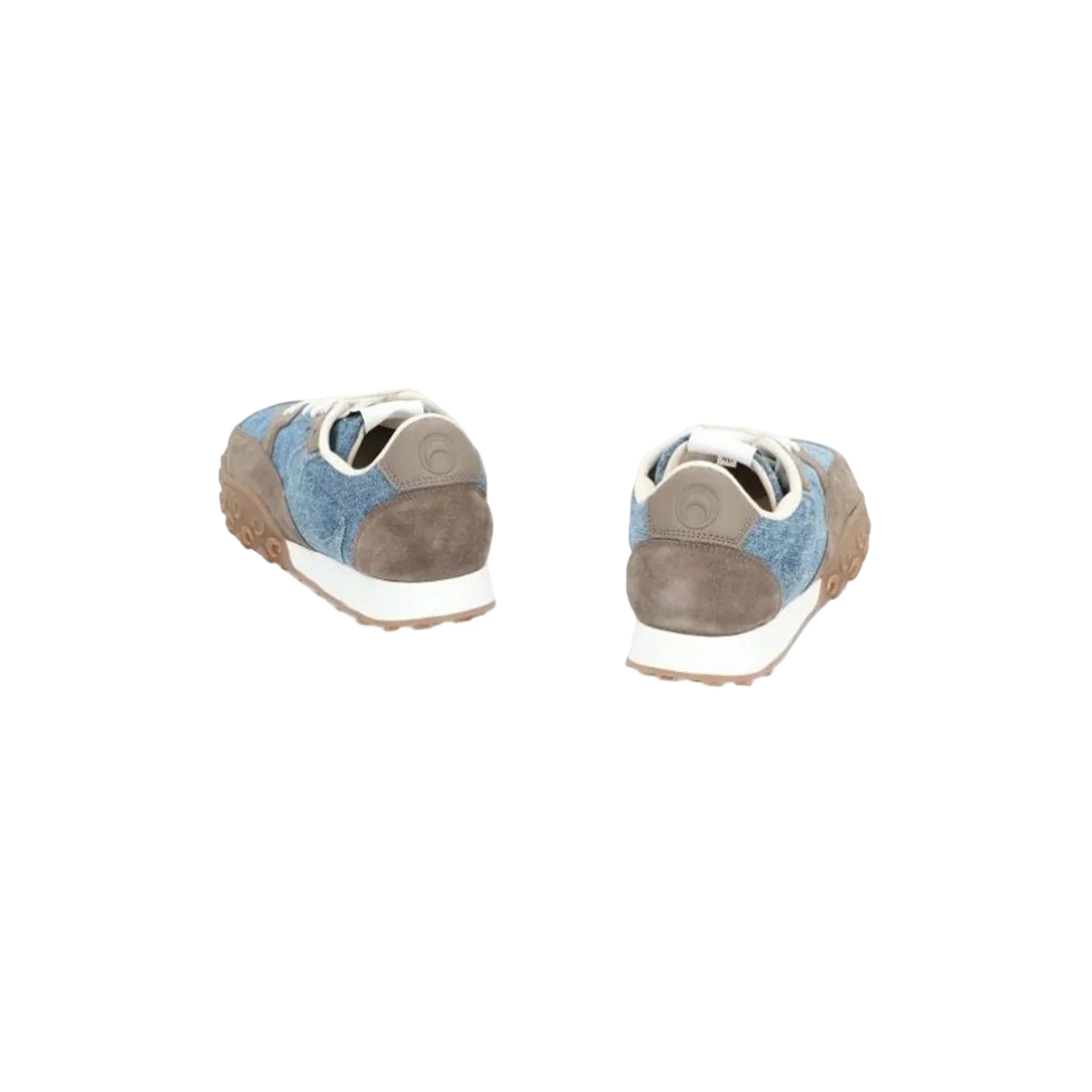 Women's Regenerated Moire Low-Top Sneakers (Grey) - Image 3