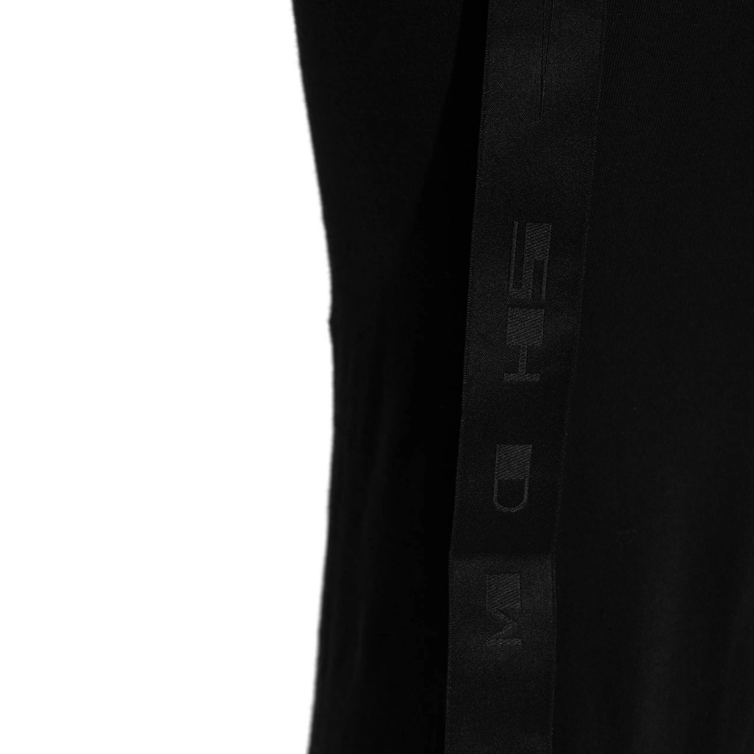 Rib Long Sleeve Top (Black) - Image 4