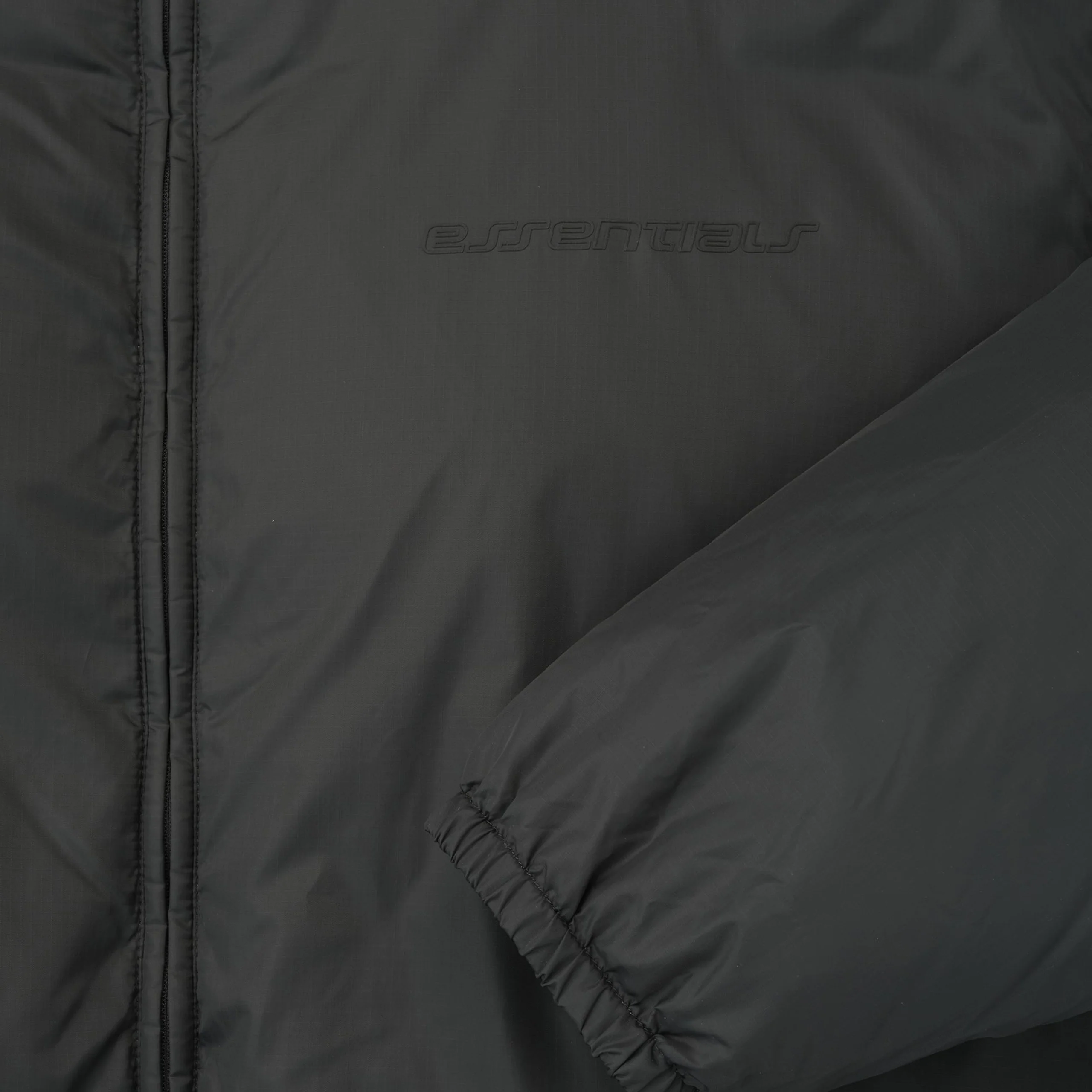 Ripstop Nylon Puffer Jacket (Iron Grey) - Image 3