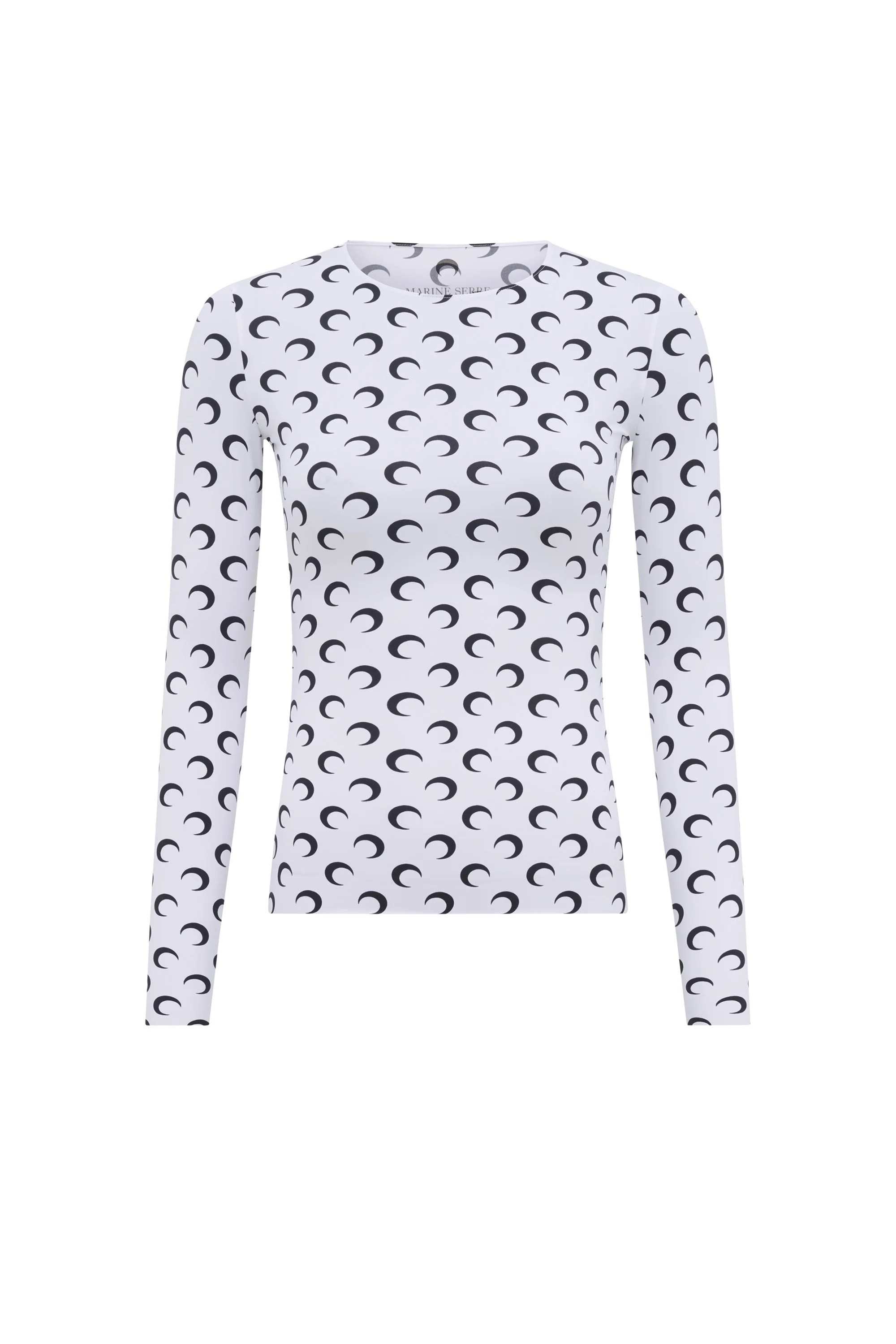 Second Skin Crewneck Top (Optical White)