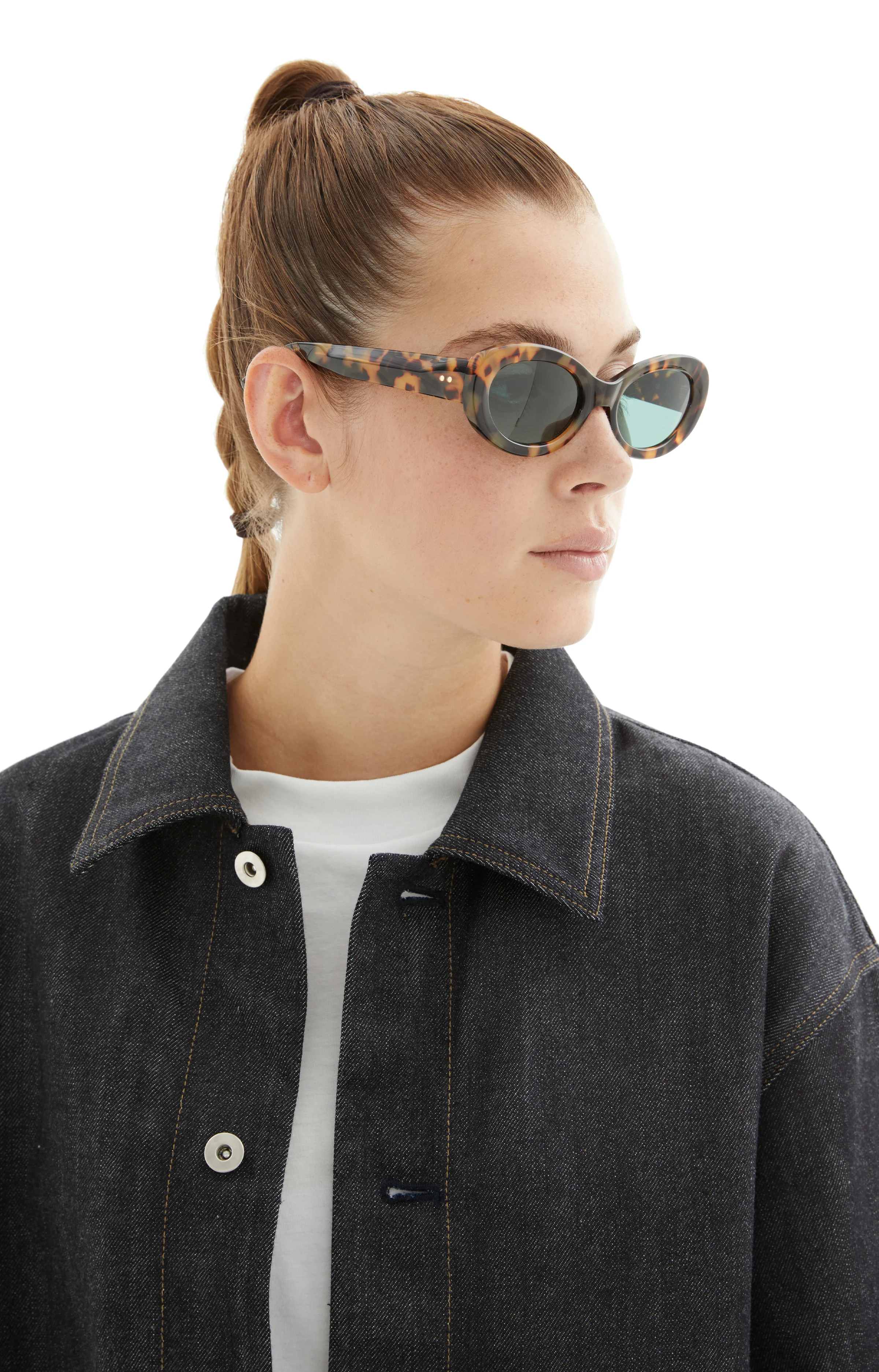 Denim Over Shirt (Dark Blue) - Image 4