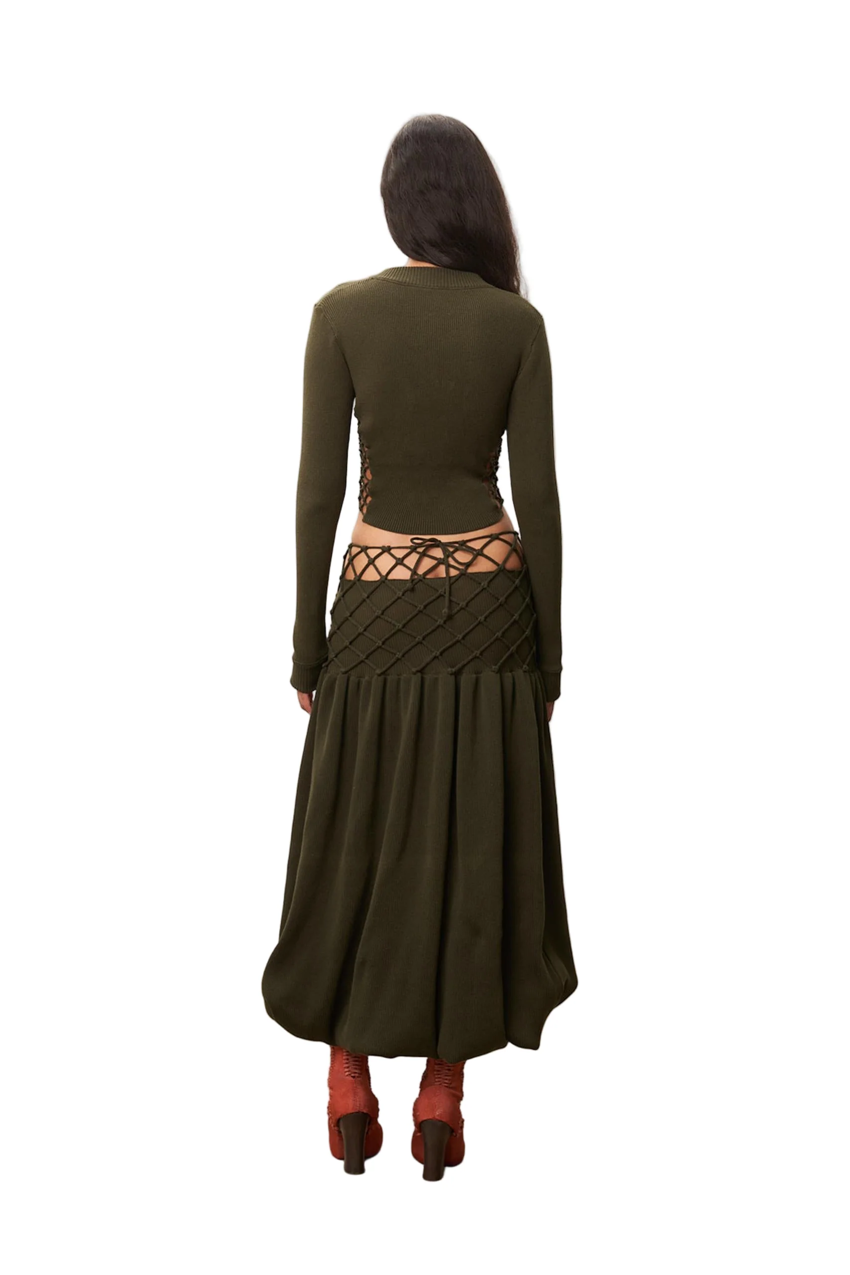 Sidemesh Cardigan (Swamp) - Image 3