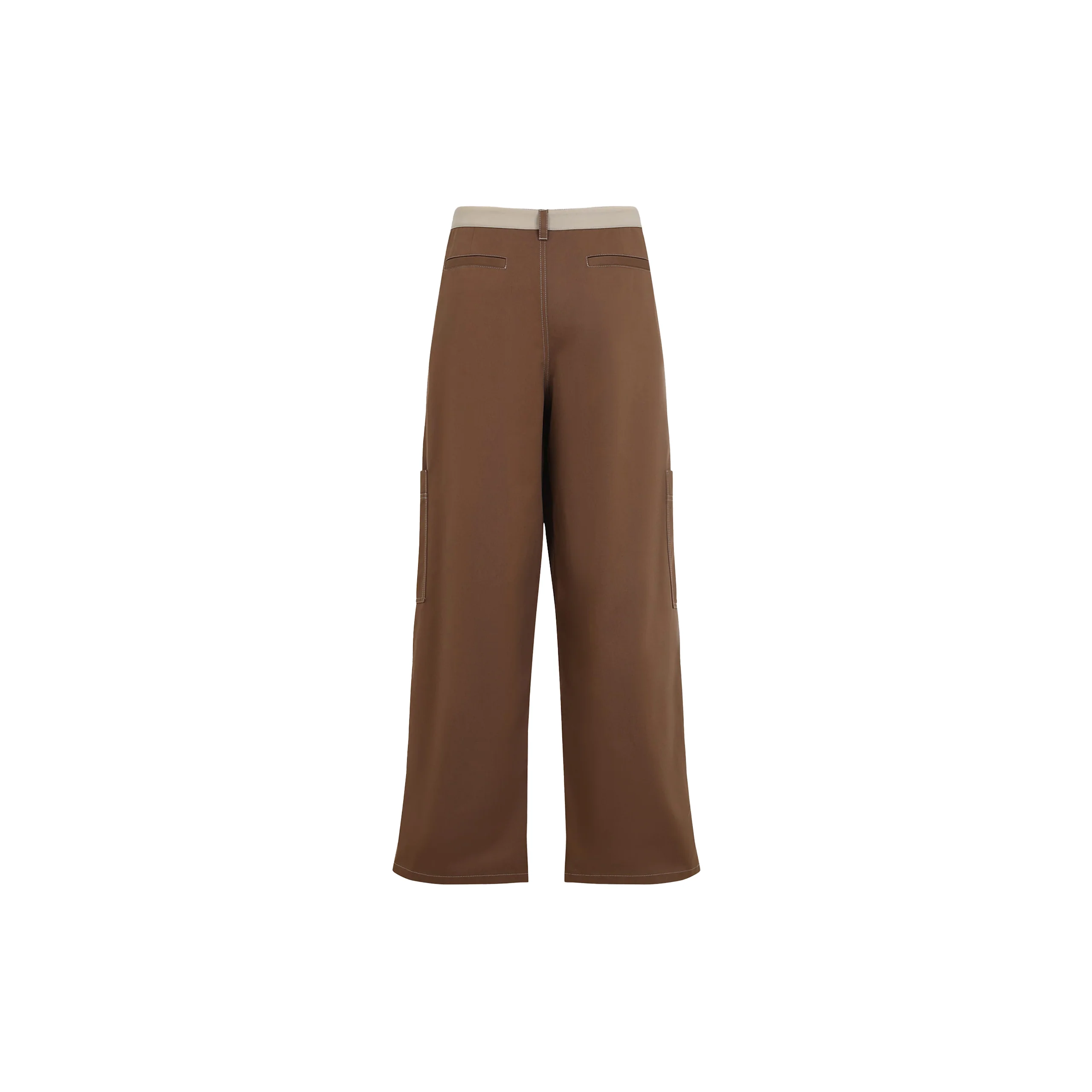 Stitch Cotgab Straight Cargo Pants (Bison) - Image 3