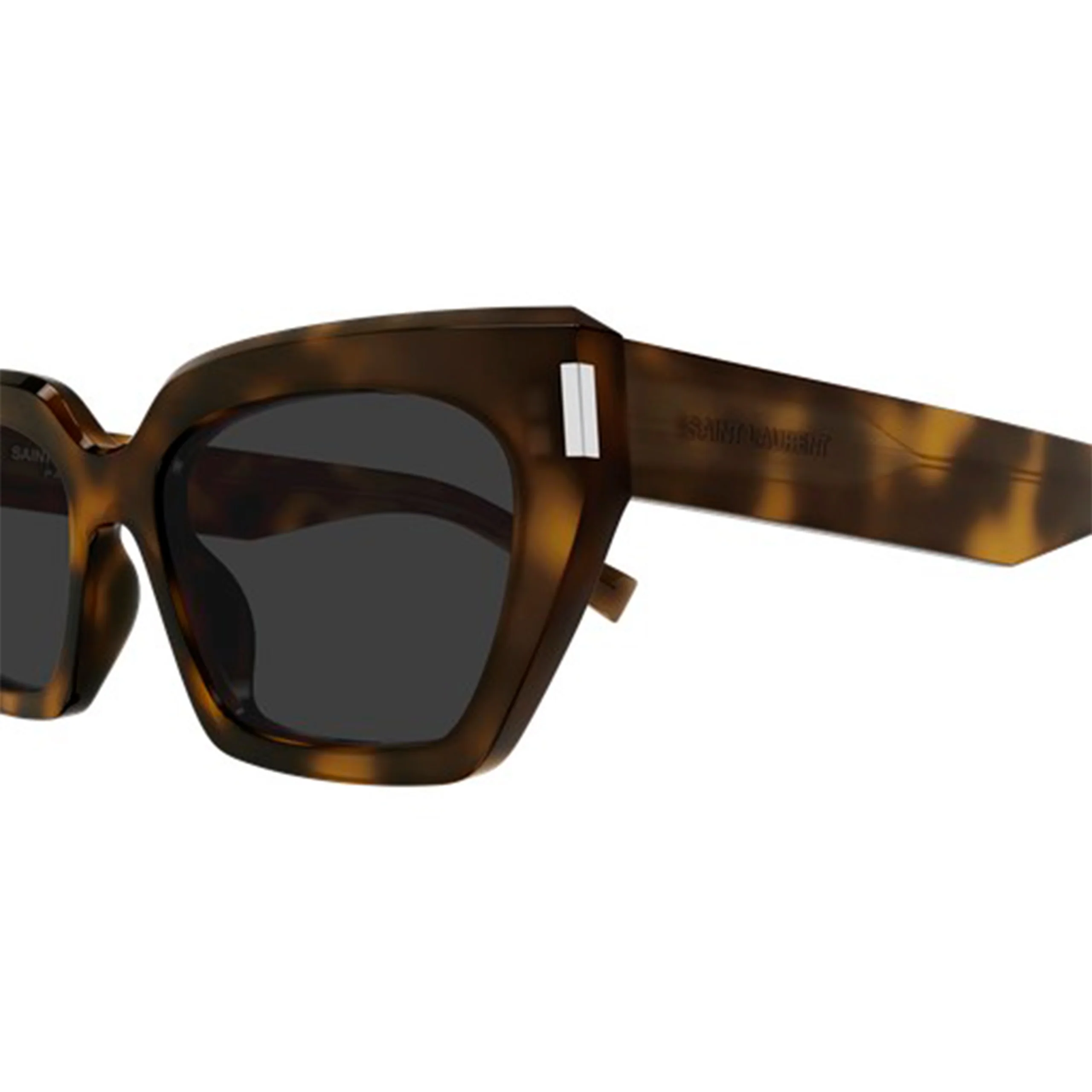 Strong Cat Eye Shape Sunglasses (Havana/Grey) - Image 3