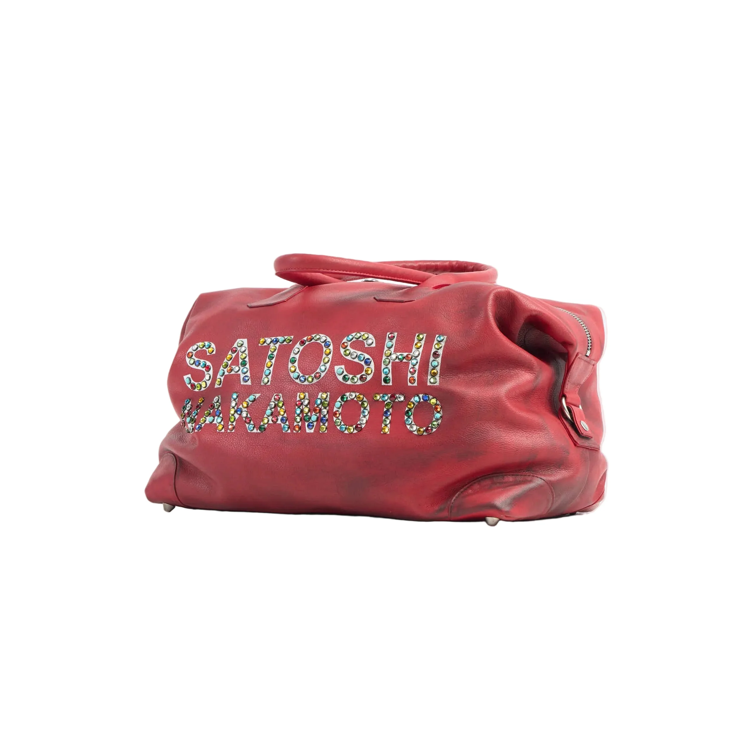 Studded Weekender (Red) - Image 3
