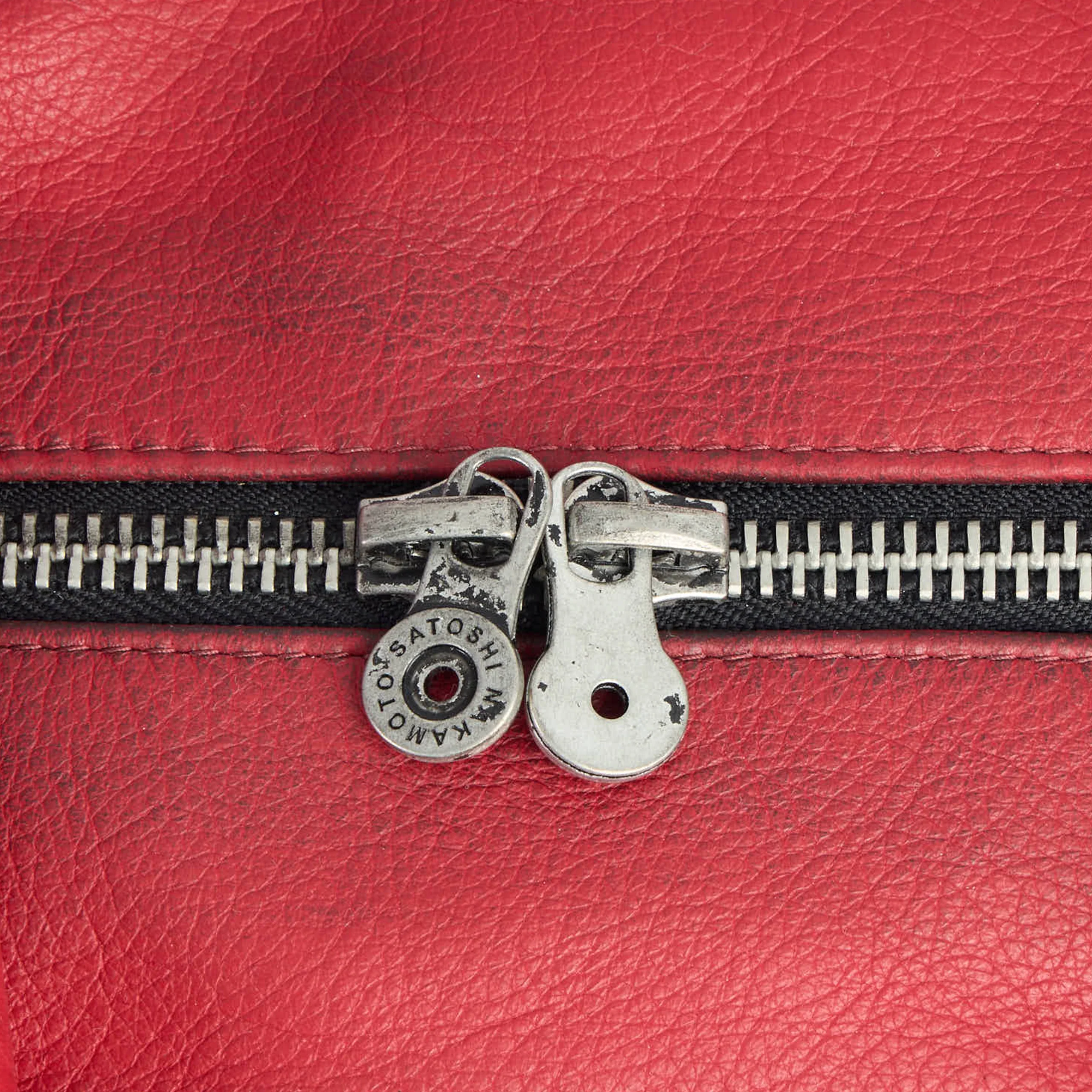 Studded Weekender (Red) - Image 4