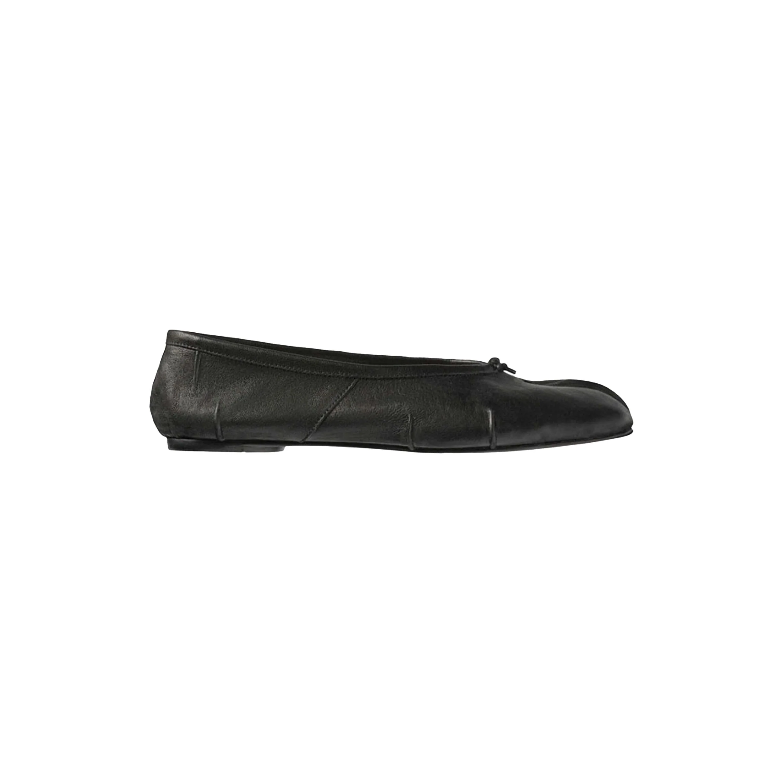 Tabi New Ballerina In Soft Nappa Leather (Black)