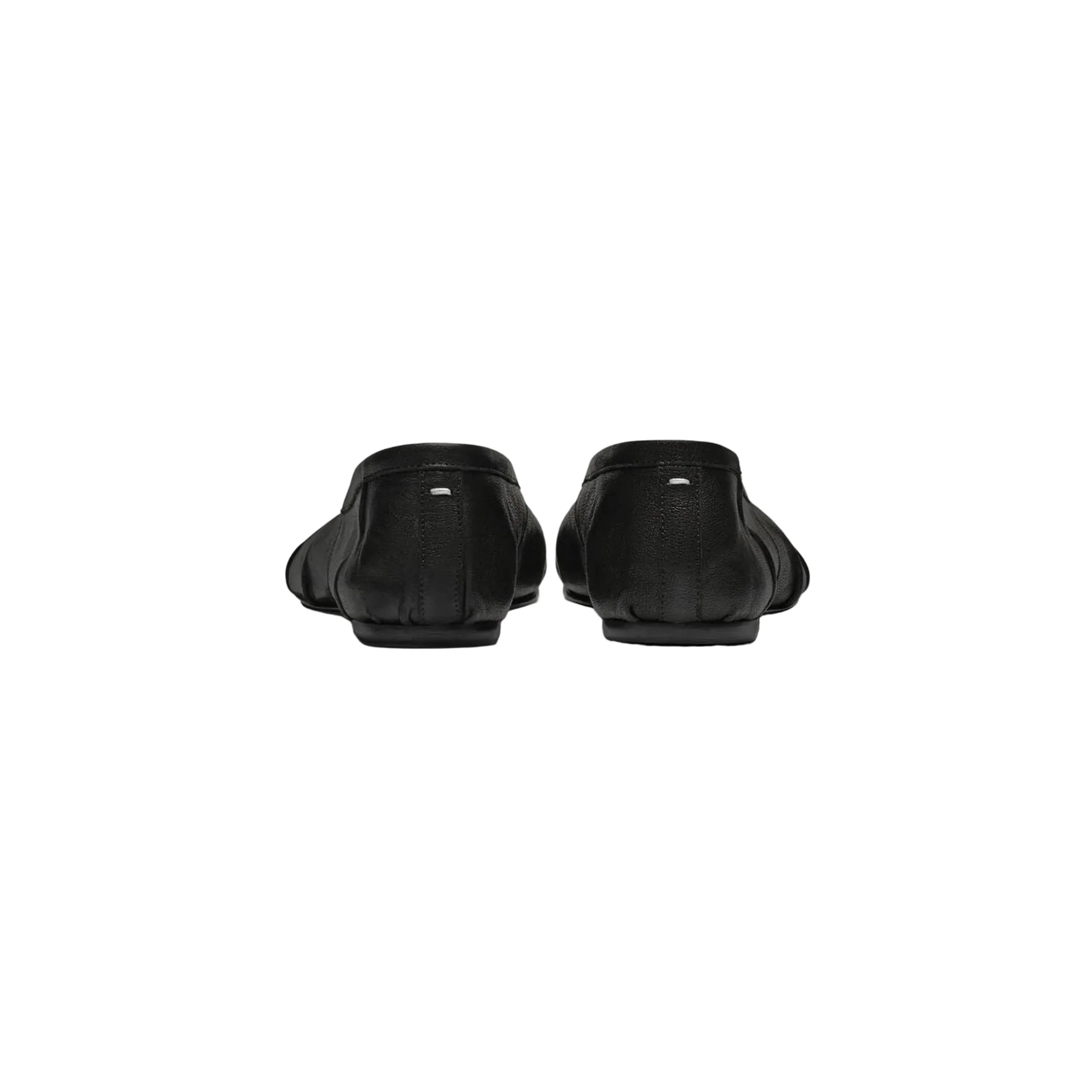 Tabi New Ballerina In Soft Nappa Leather (Black) - Image 4