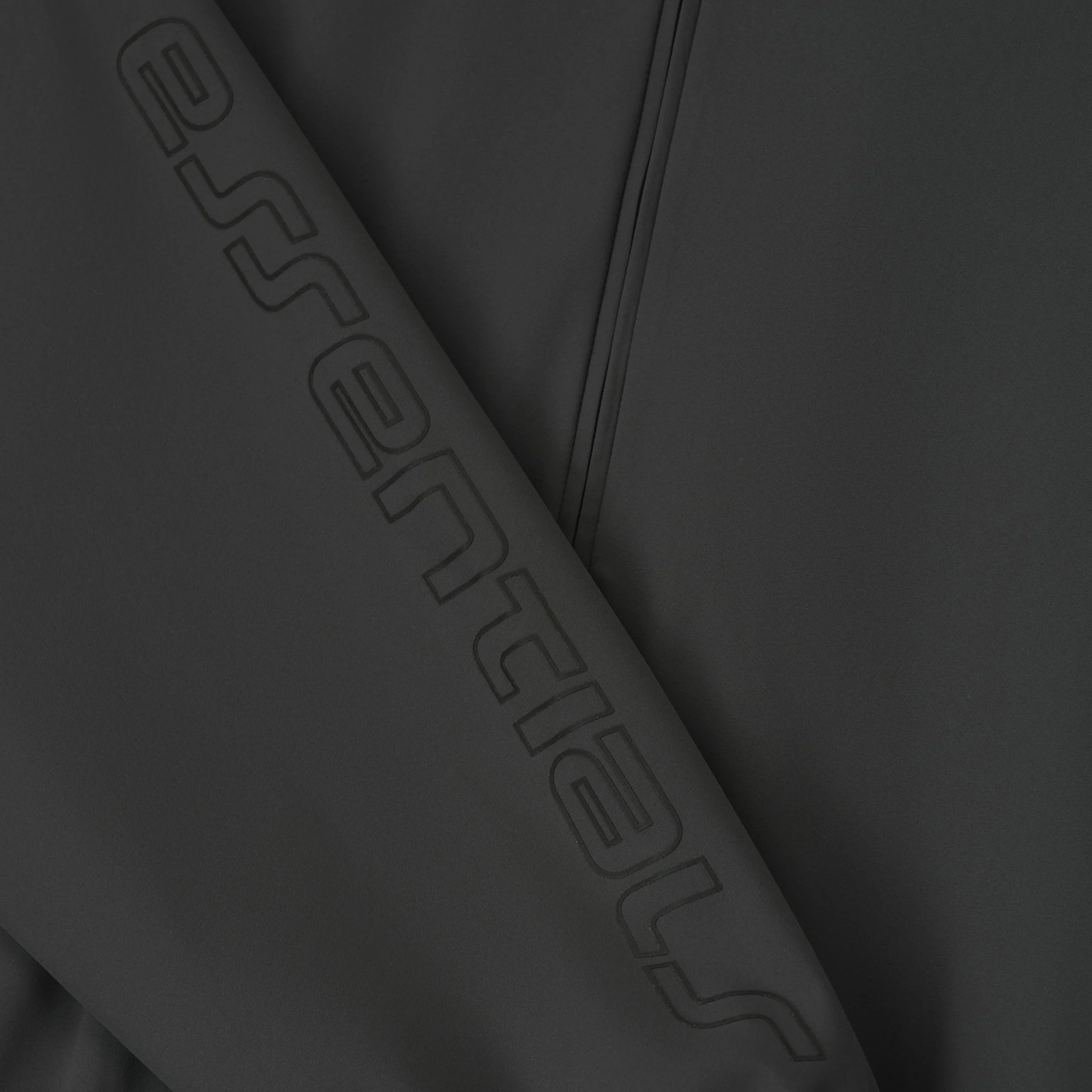 Tech Nylon Half Zip Track Jacket (Iron Grey) - Image 3