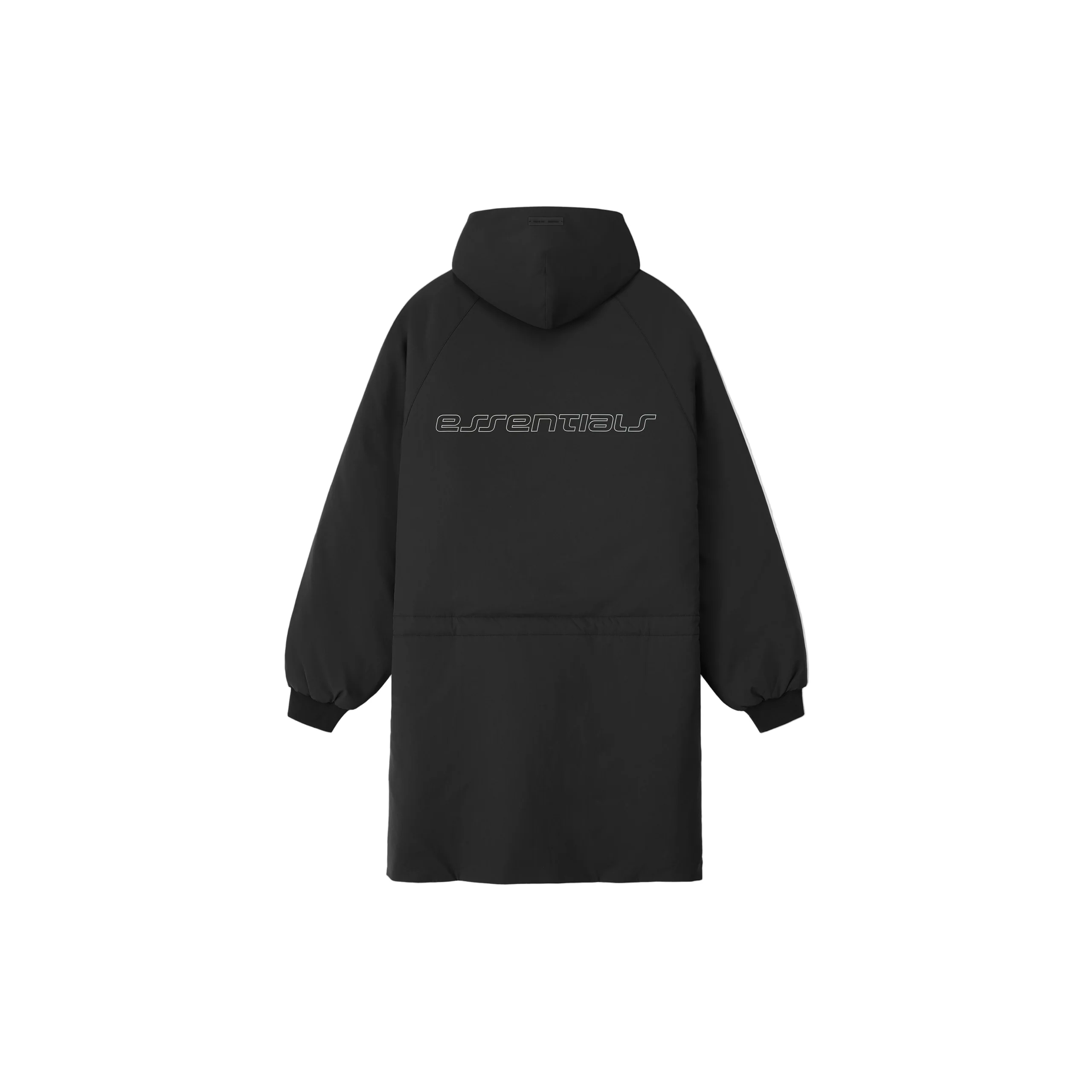 Tech Nylon Hooded Parka (Vintage Black) - Image 2