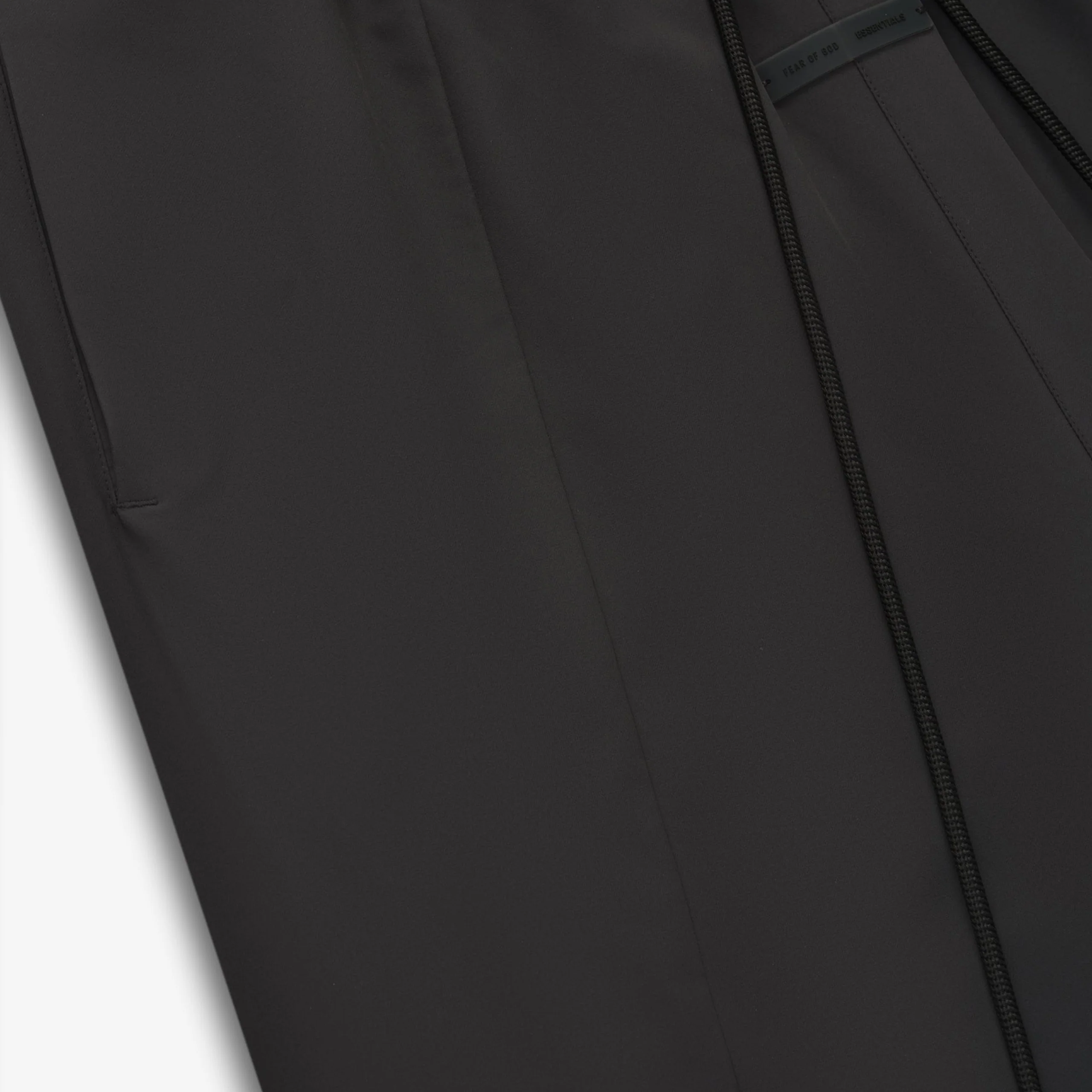 Tech Nylon Relaxed Track Pants (Vintage Black) - Image 3