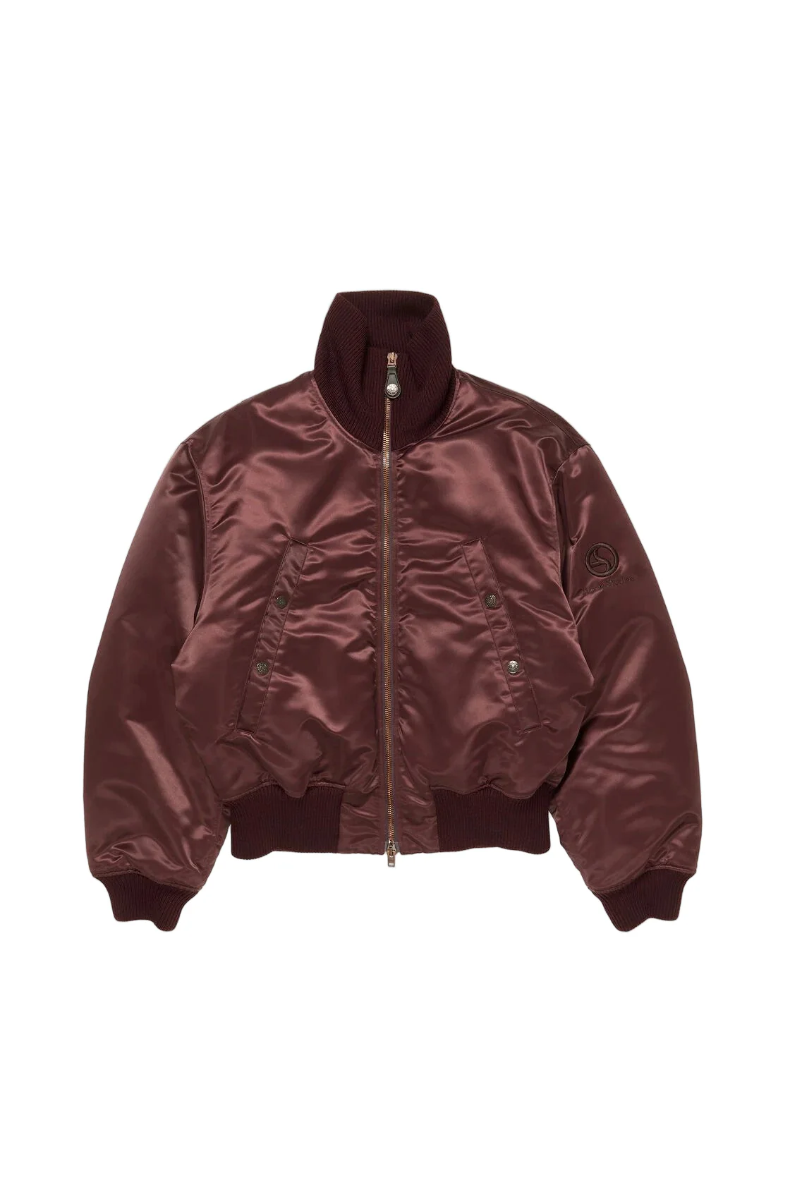 Technical Bomber Jacket (Burgundy)