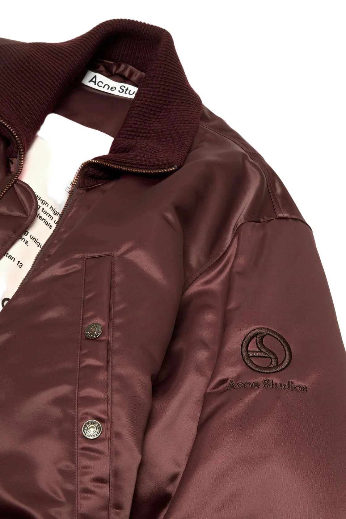 Technical Bomber Jacket (Burgundy) - Image 3
