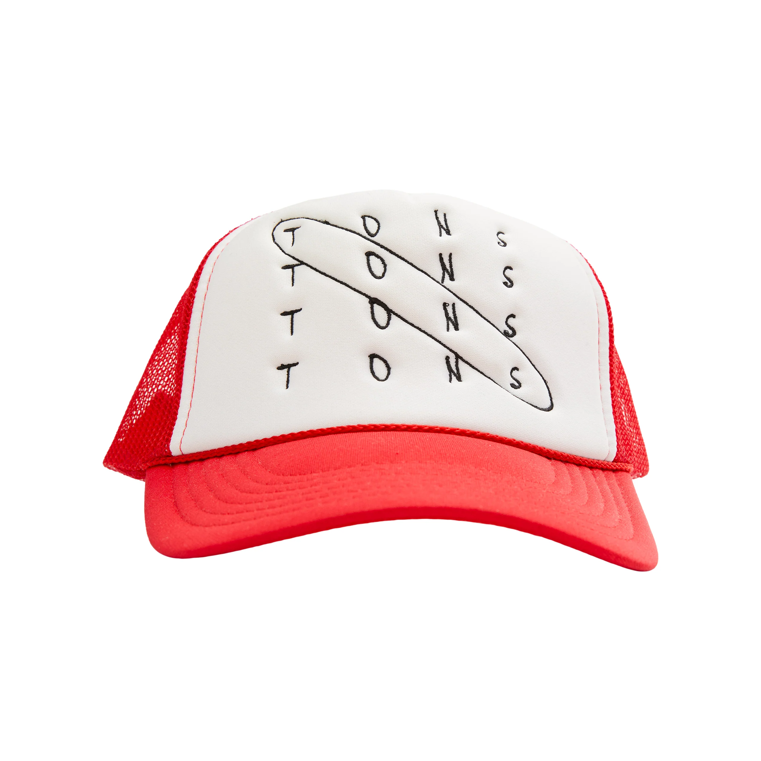Tons Trucker Hat (Red) - Image 3