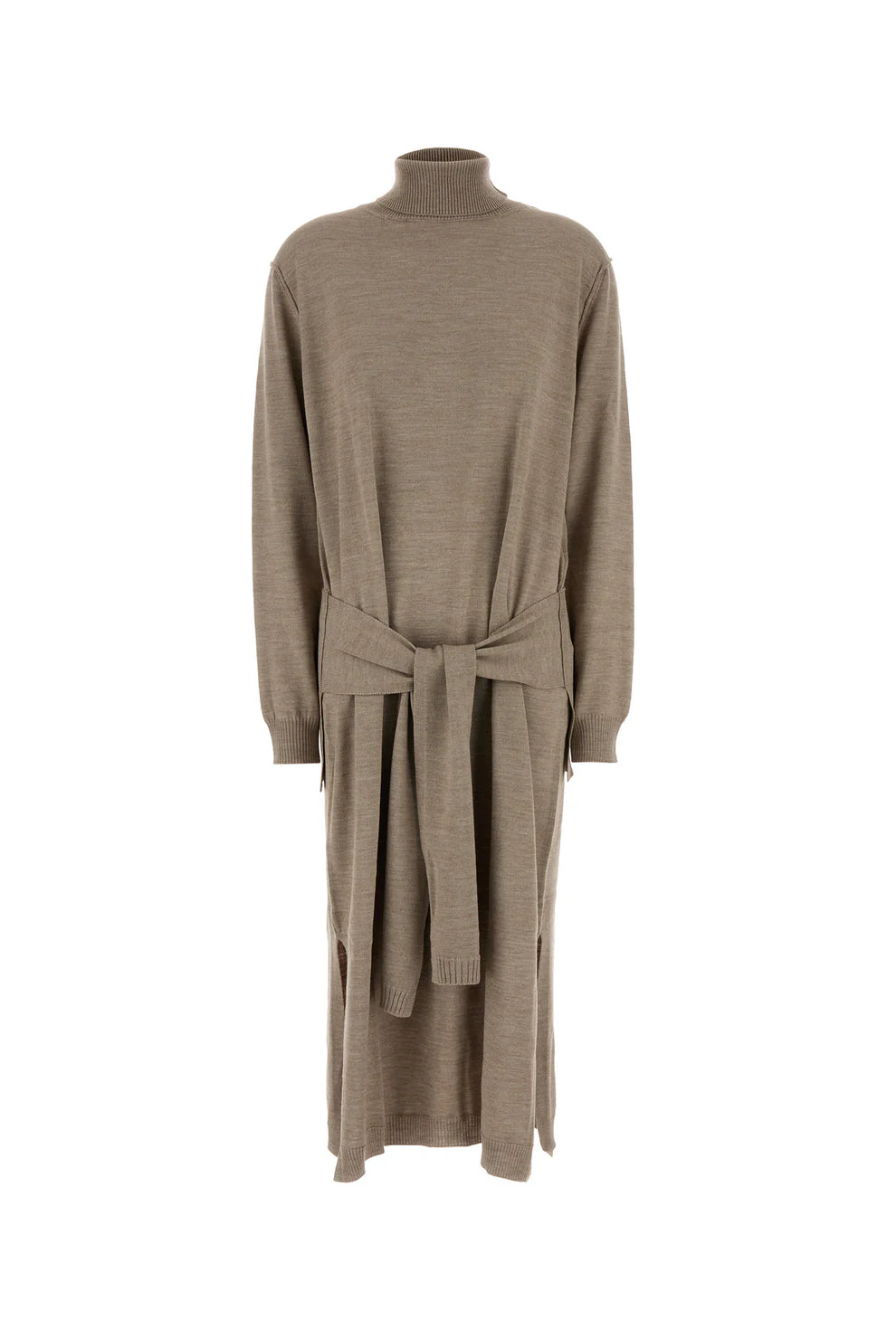 Trompe L'oeil Dress (Light Taupe) - Image 2