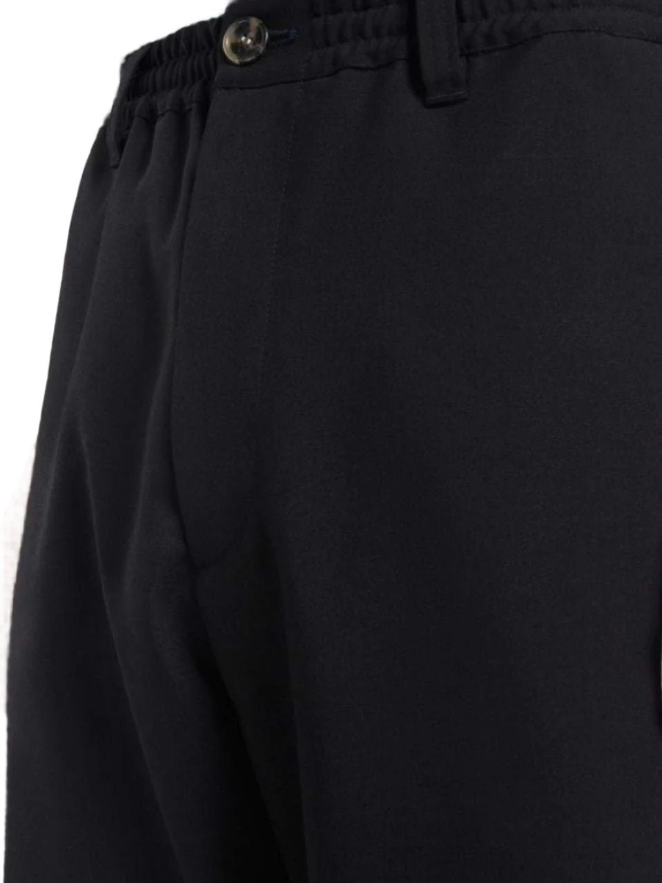 Trousers In Cool Wool (Black) - Image 2