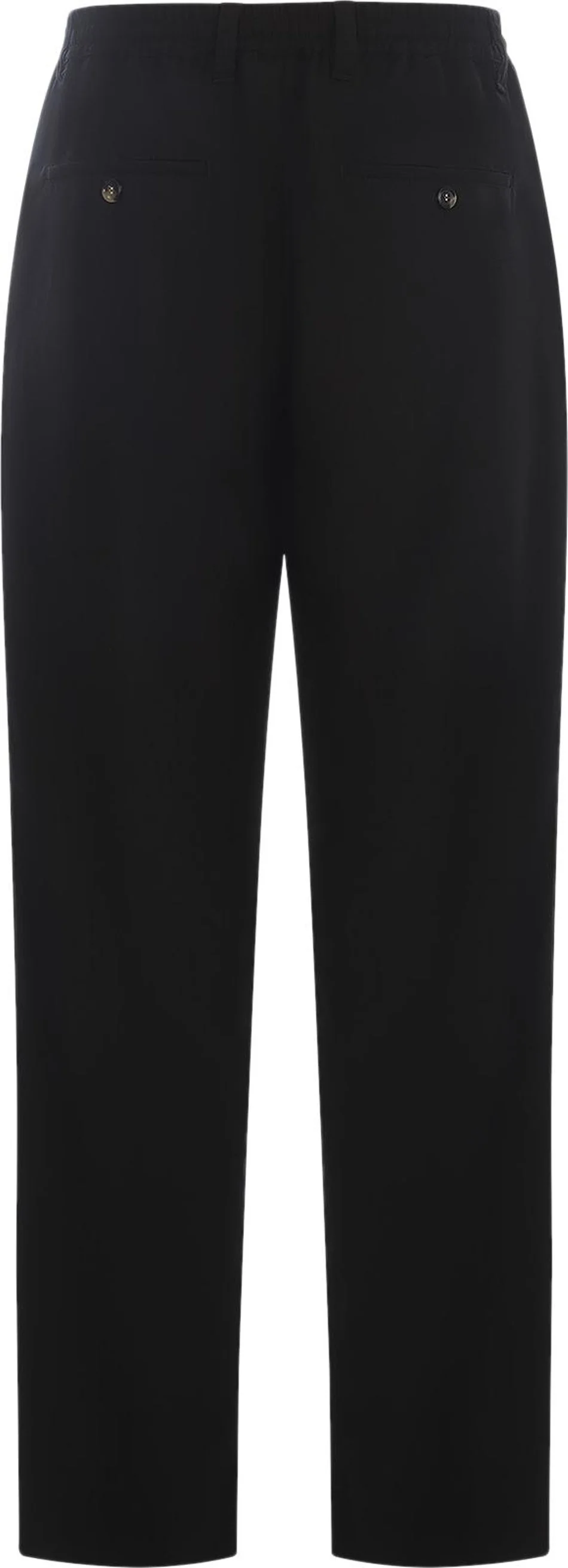 Trousers In Cool Wool (Black) - Image 3