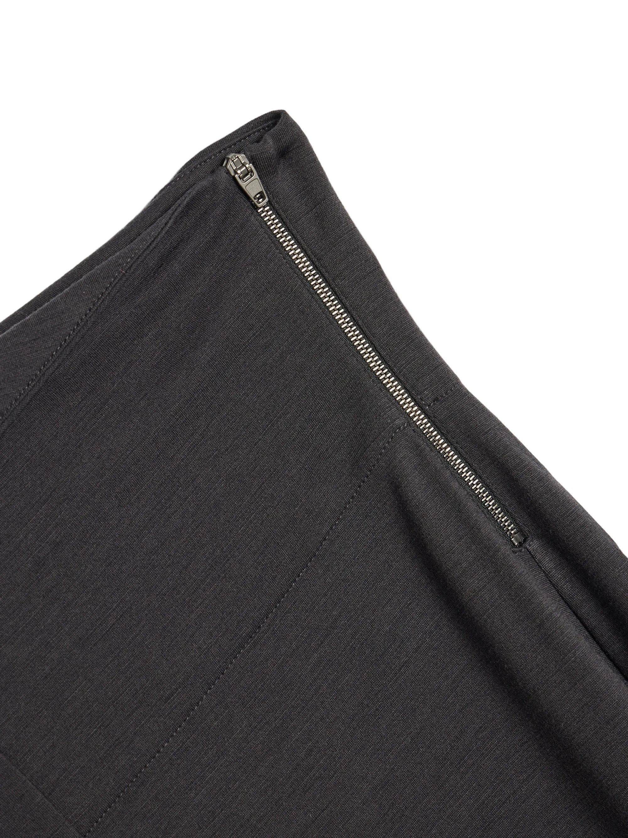 Twisted Hem Skirt (Anthracite) - Image 3