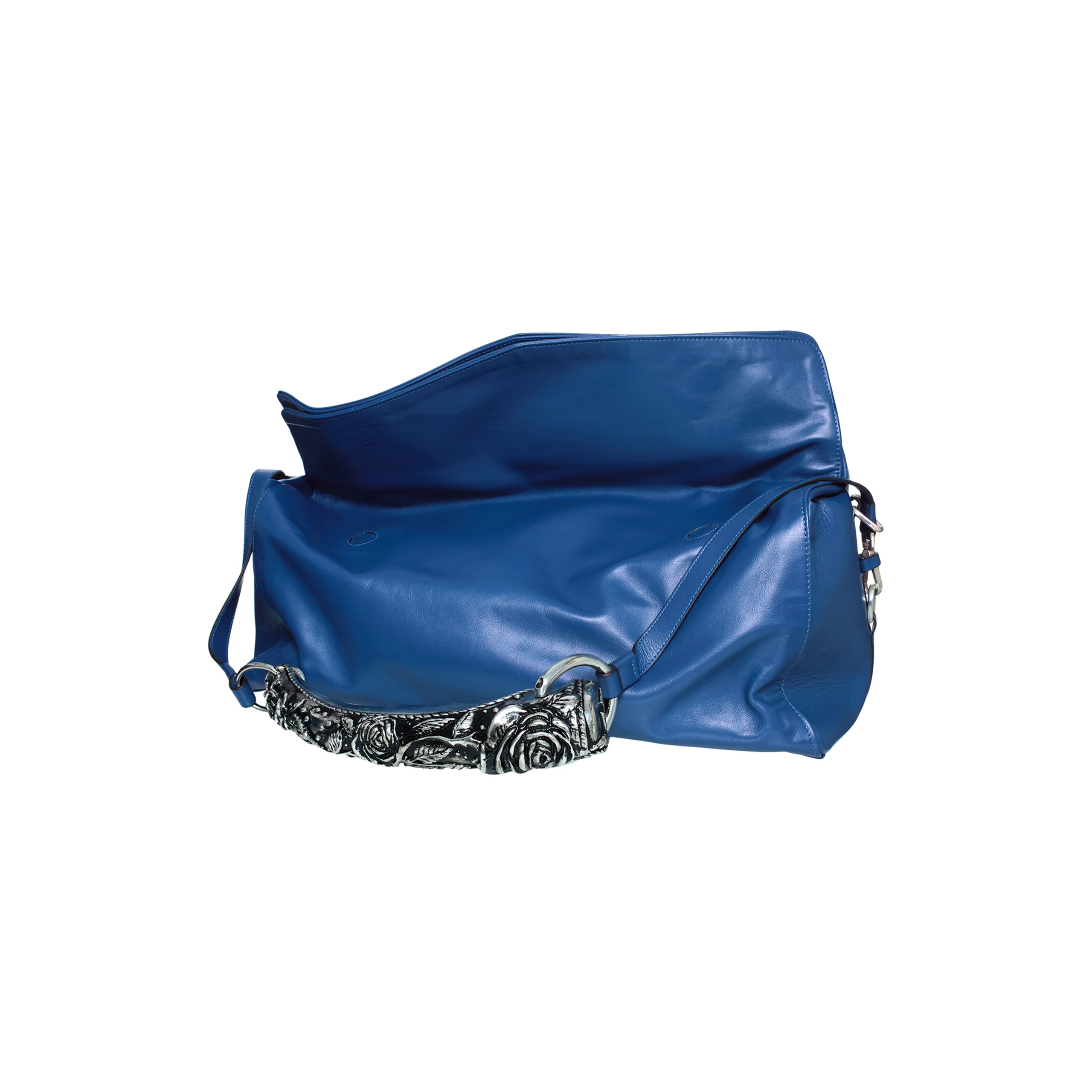 Weekend Rose Handle Bag (Blue) - Image 3