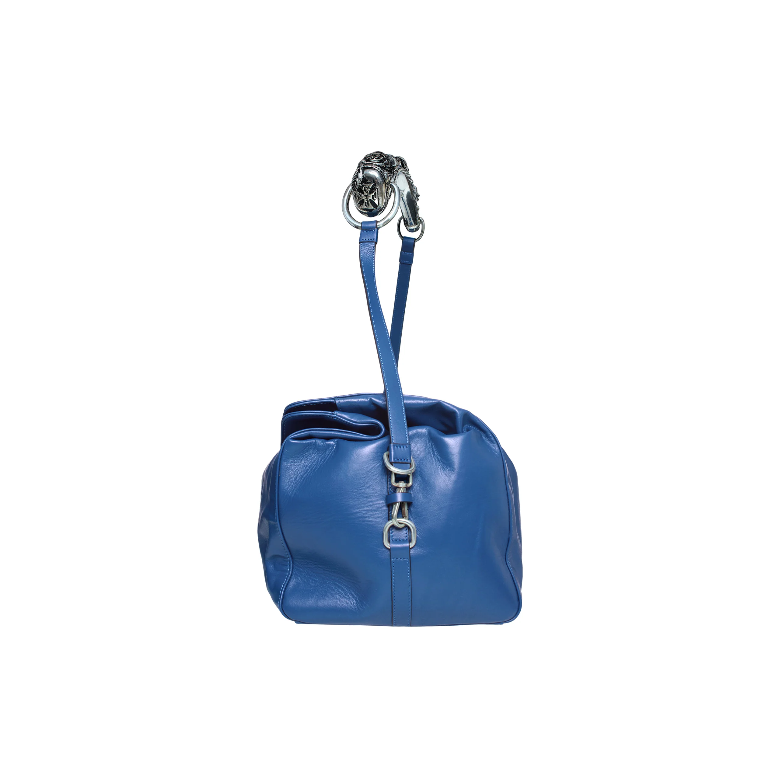 Weekend Rose Handle Bag (Blue) - Image 4