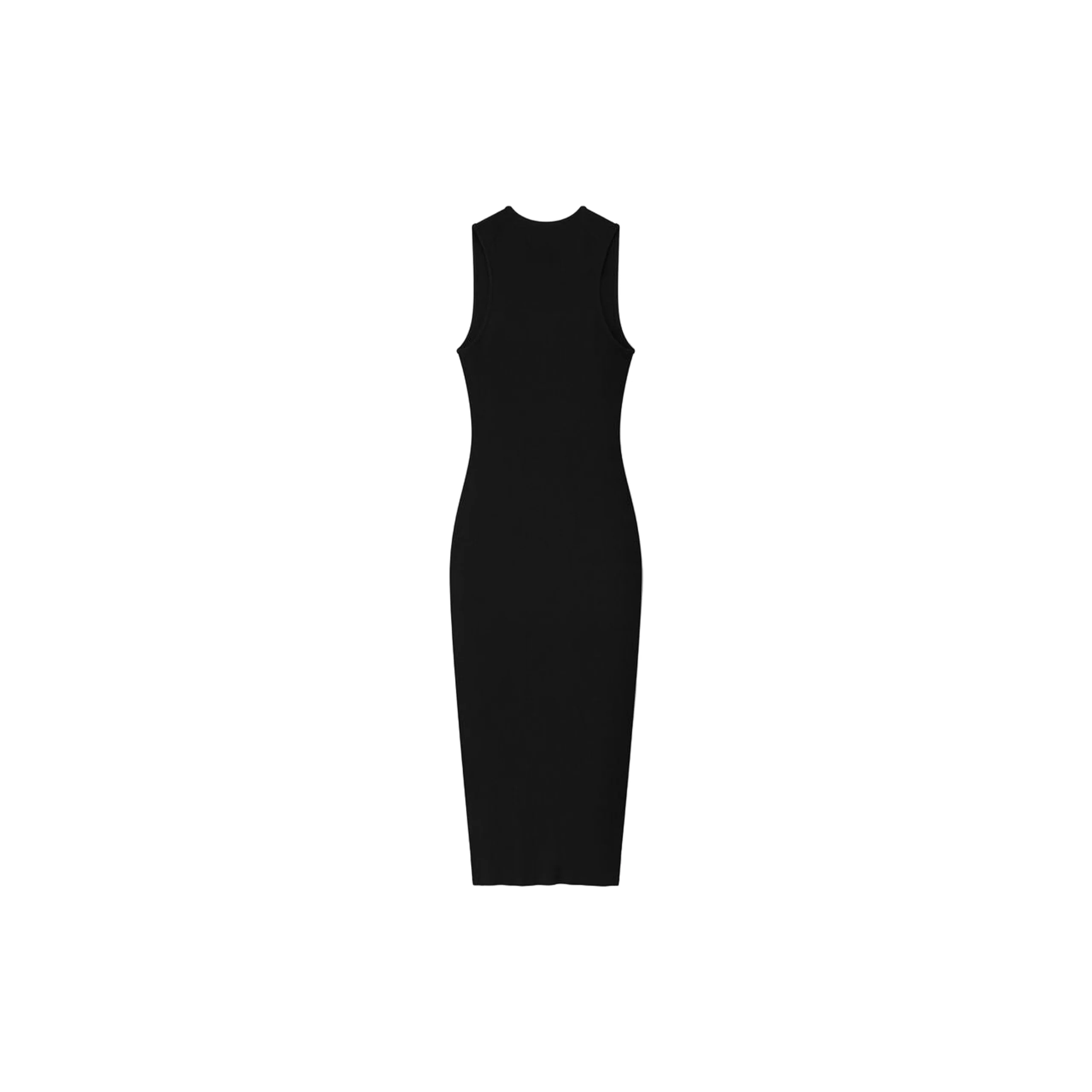 Womens Rib Tank Dress (Vintage Black)
