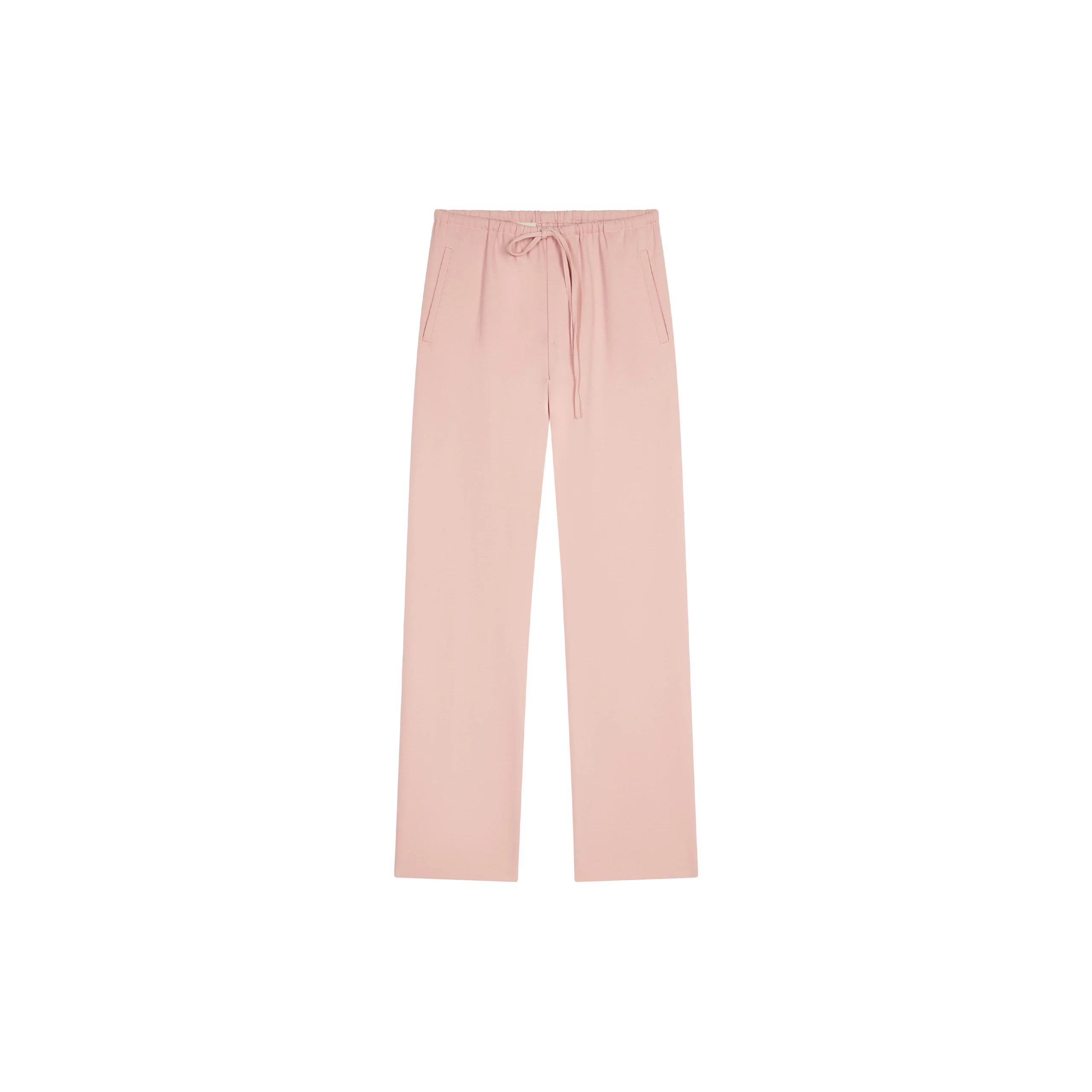 Wool Satin Pants (Old Rose)