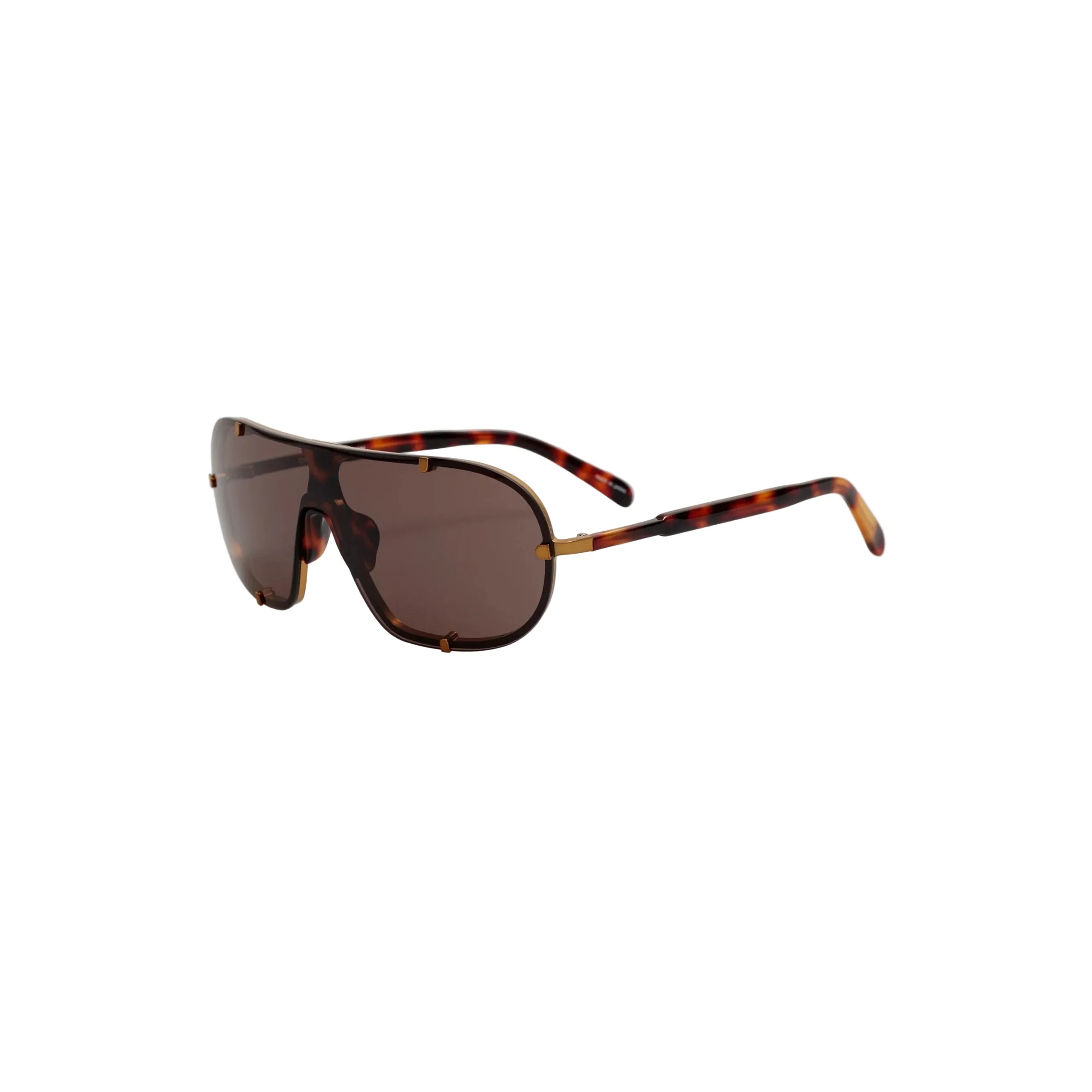 x Dries Van Noten Aviator Sunglasses (Old Gold/Tshell/Brown) - Image 3