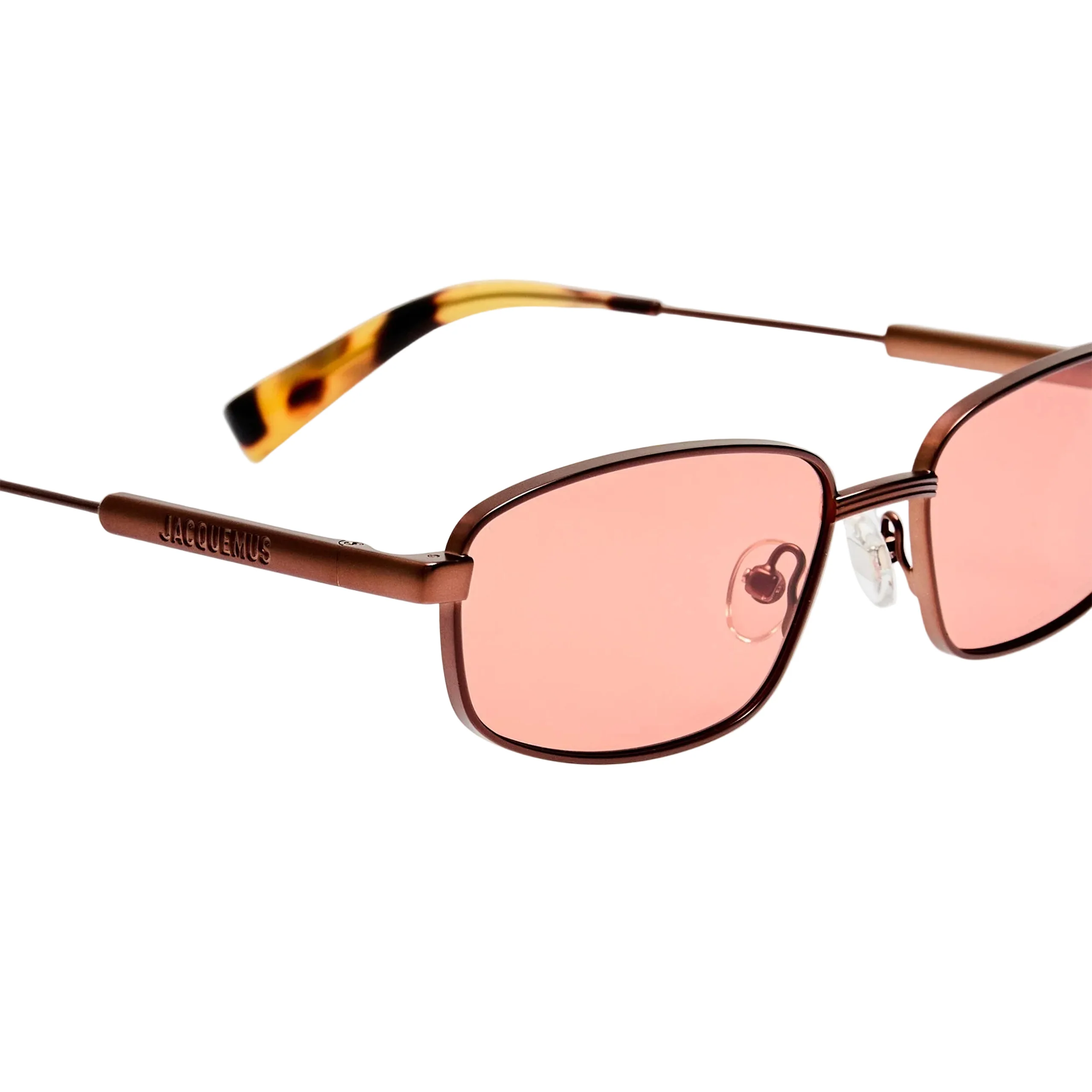 x Jacquemus Sera Sunglasses (Metallic Brown/Rose) - Image 4