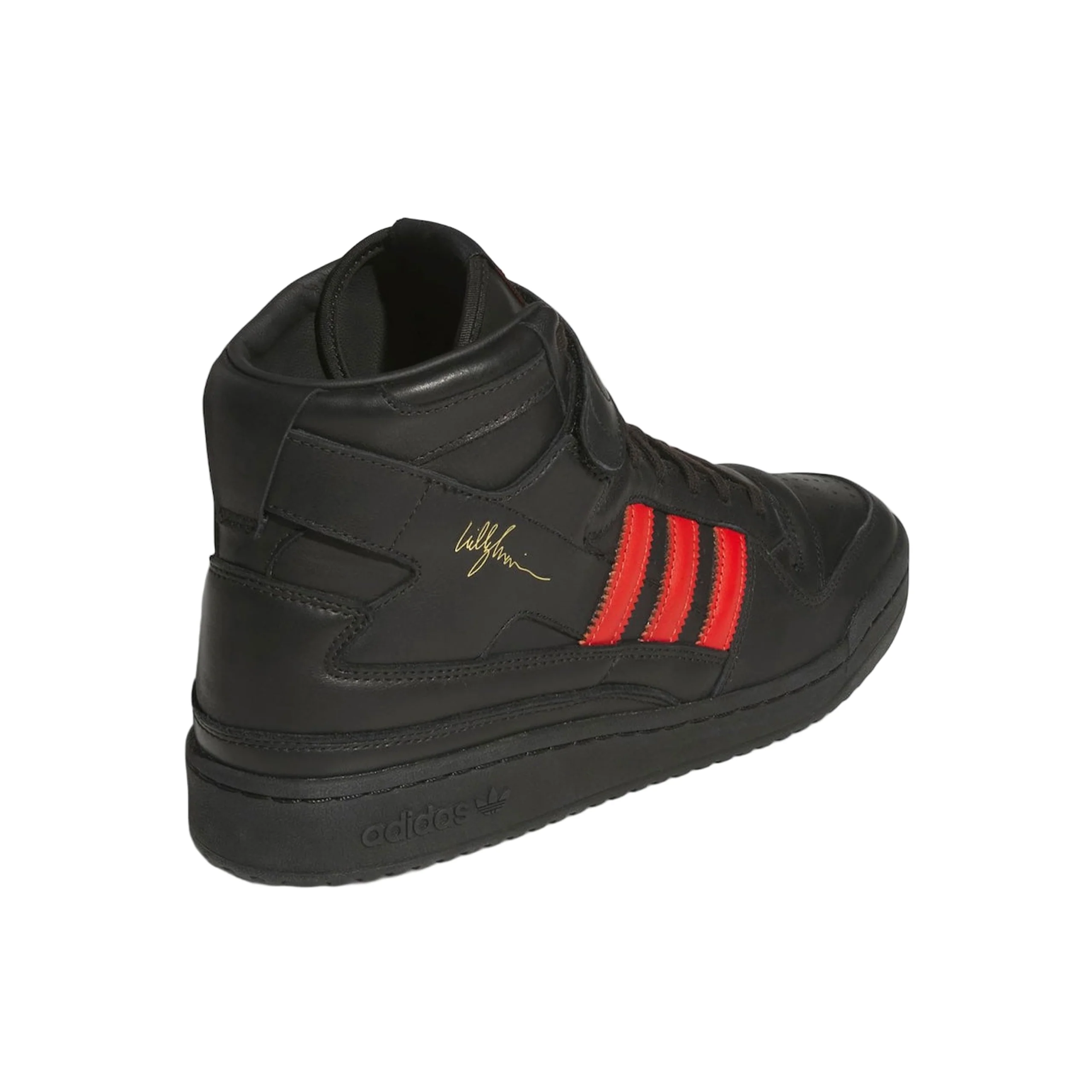 x Willy Chavarria Forum 84 High Sneakers (Black/Red) - Image 4