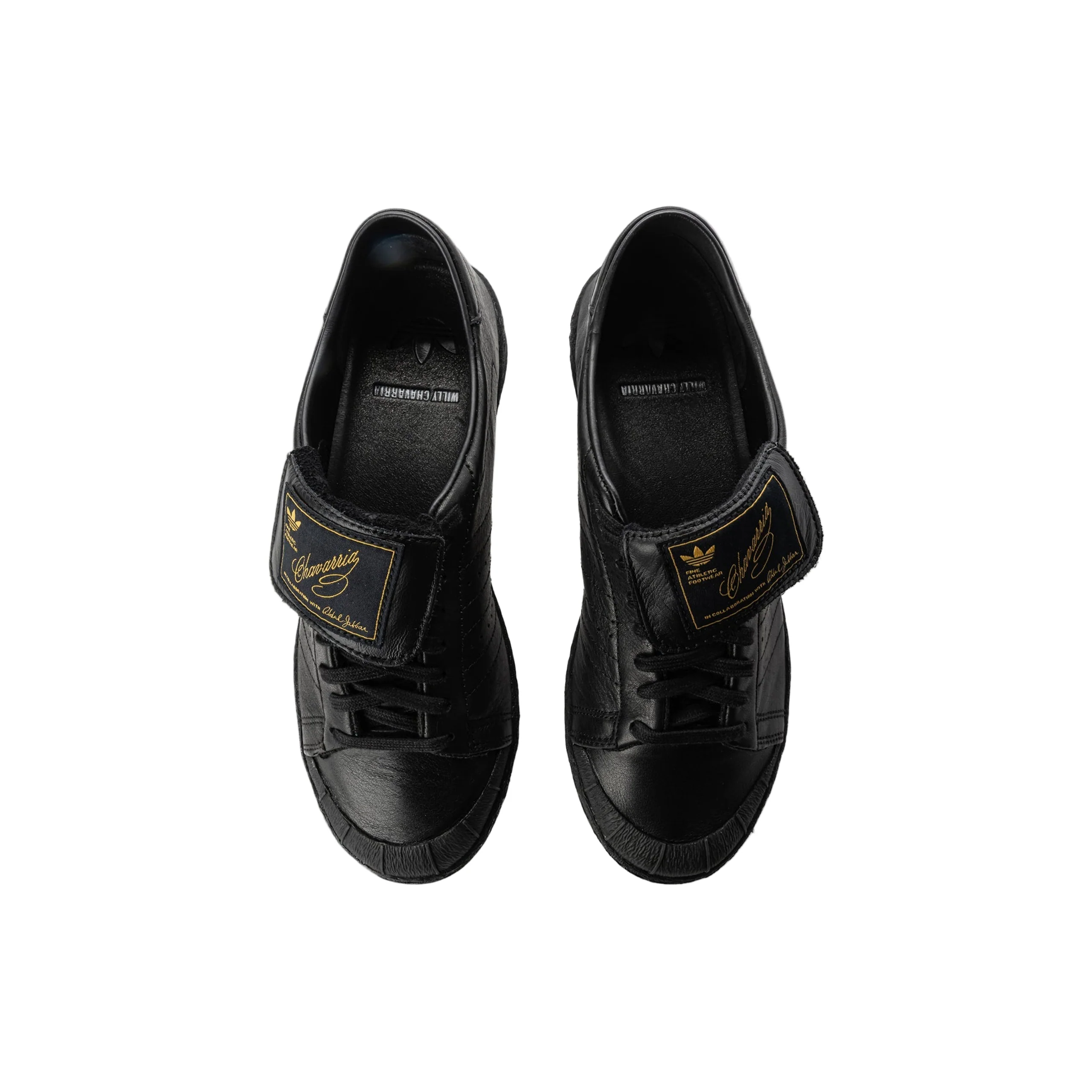x Willy Chavarria Jabbar Low Sneakers (Black/Gold) - Image 4