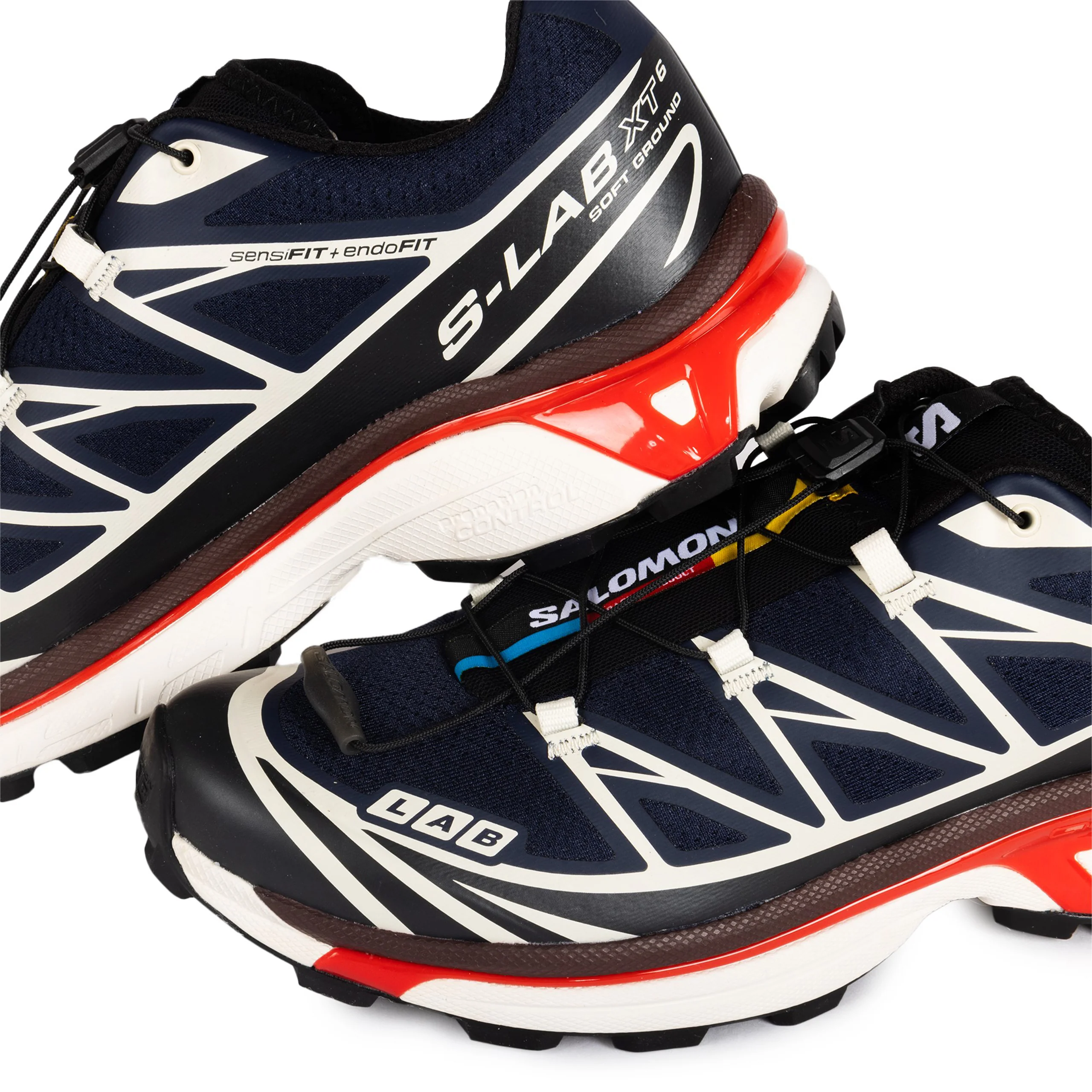 XT-6 Sneakers (Maritime Blue/Black/Fiery Red) - Image 5