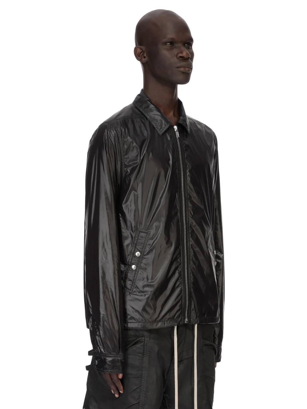 Zip Front Jacket (Black) - Image 4