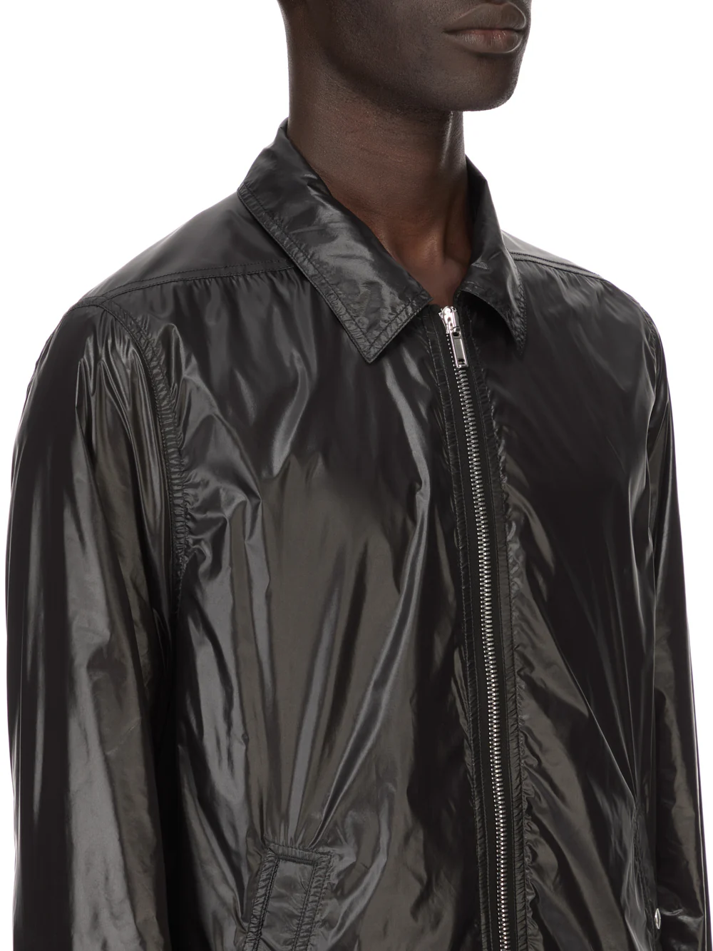 Zip Front Jacket (Black) - Image 5