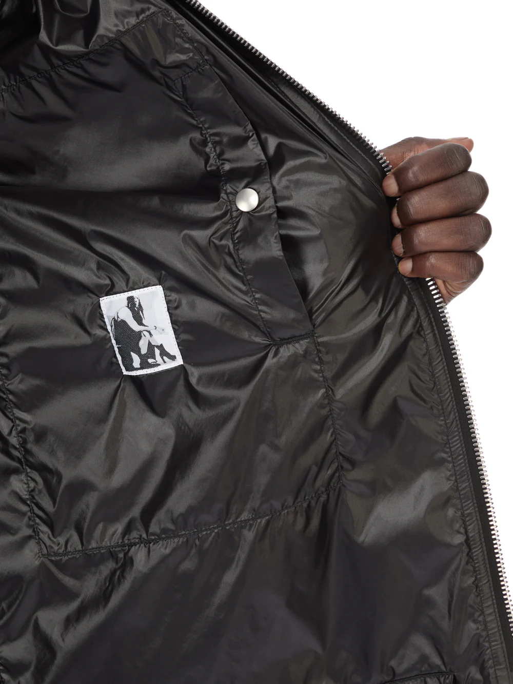 Zip Front Jacket (Black) - Image 7