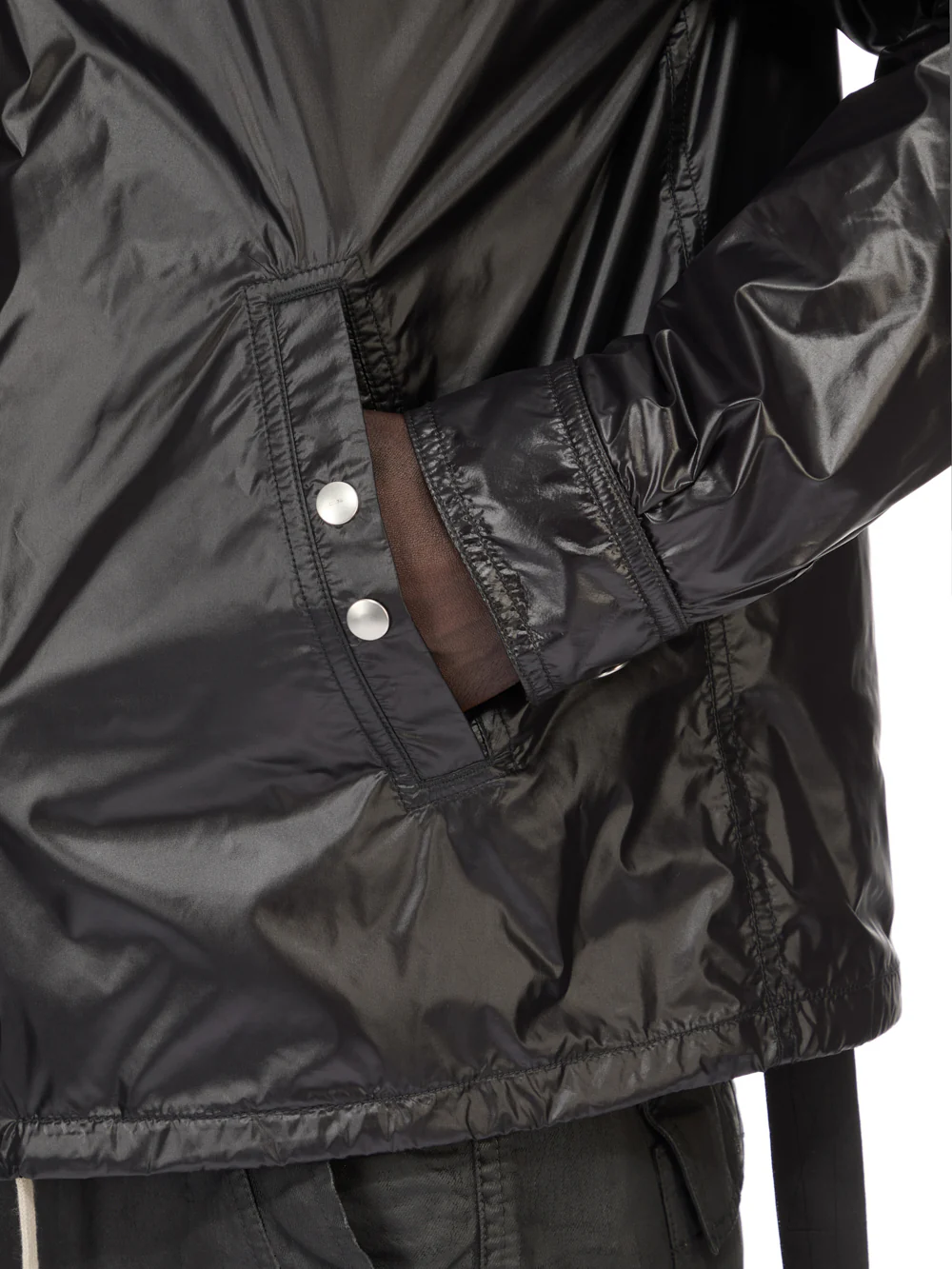 Zip Front Jacket (Black) - Image 9